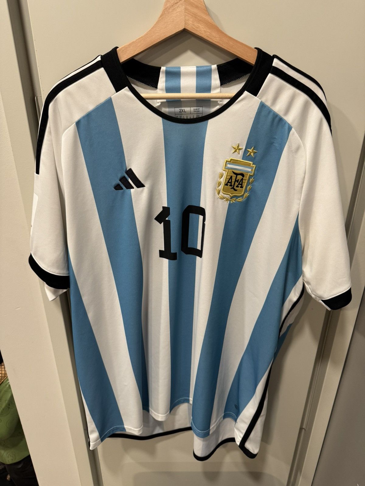 Adidas 2022 argentina messi world cup jersey Size US XXL / EU 58 / 5 - 1 Thumbnail