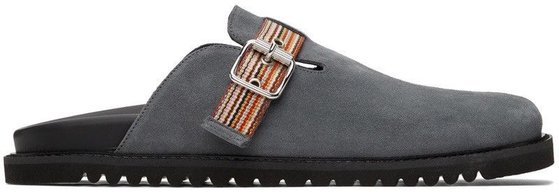 Paul Smith New Paul Smith Mainline Mesa Grey Suede Mules UK7 US8 Size US 8 / EU 41 - 5 Thumbnail