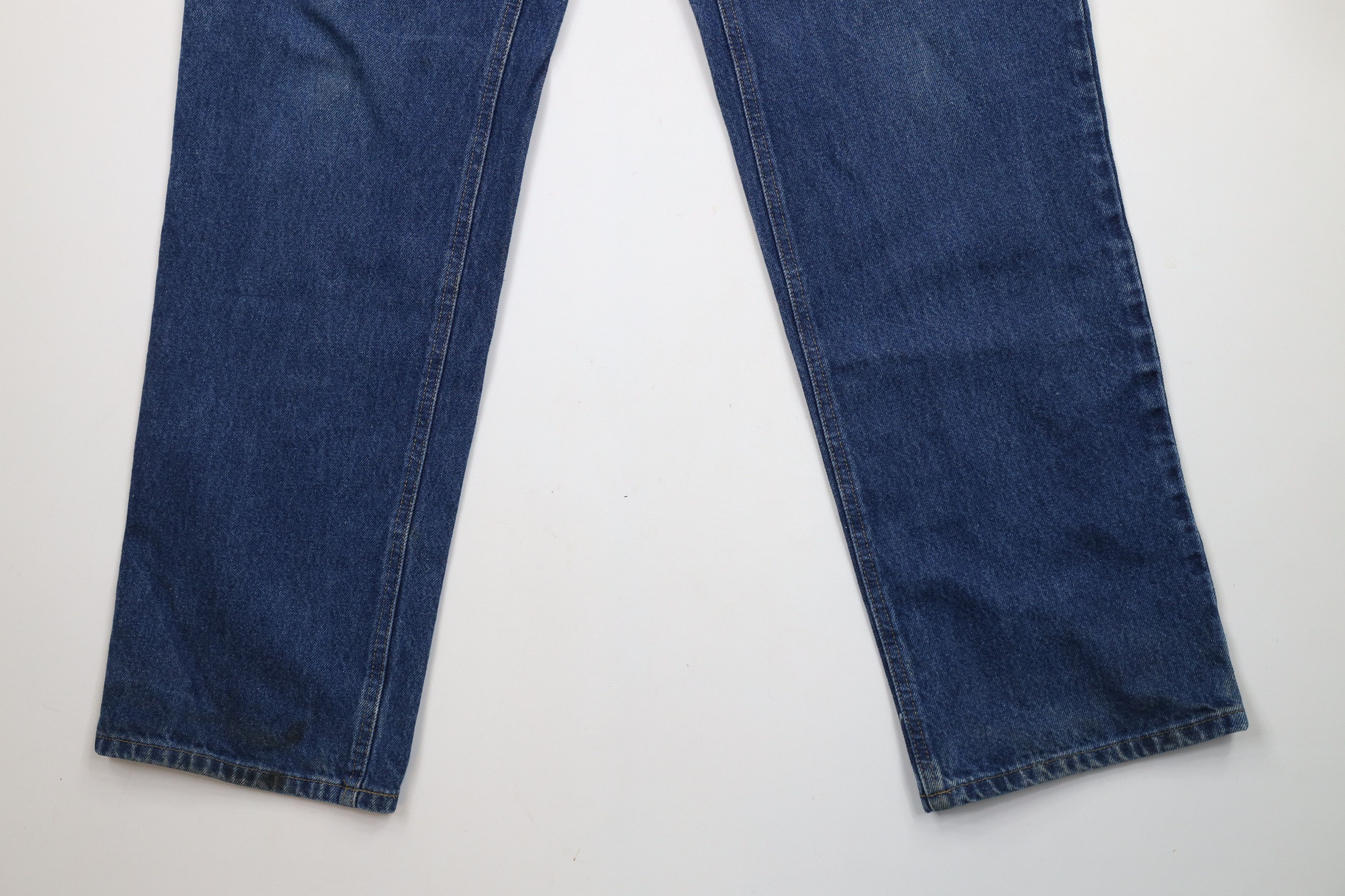 Carhartt × Vintage Vintage Carhartt Spell Out Relaxed Fit Denim Jeans Blue Size US 38 / EU 54 - 4 Thumbnail