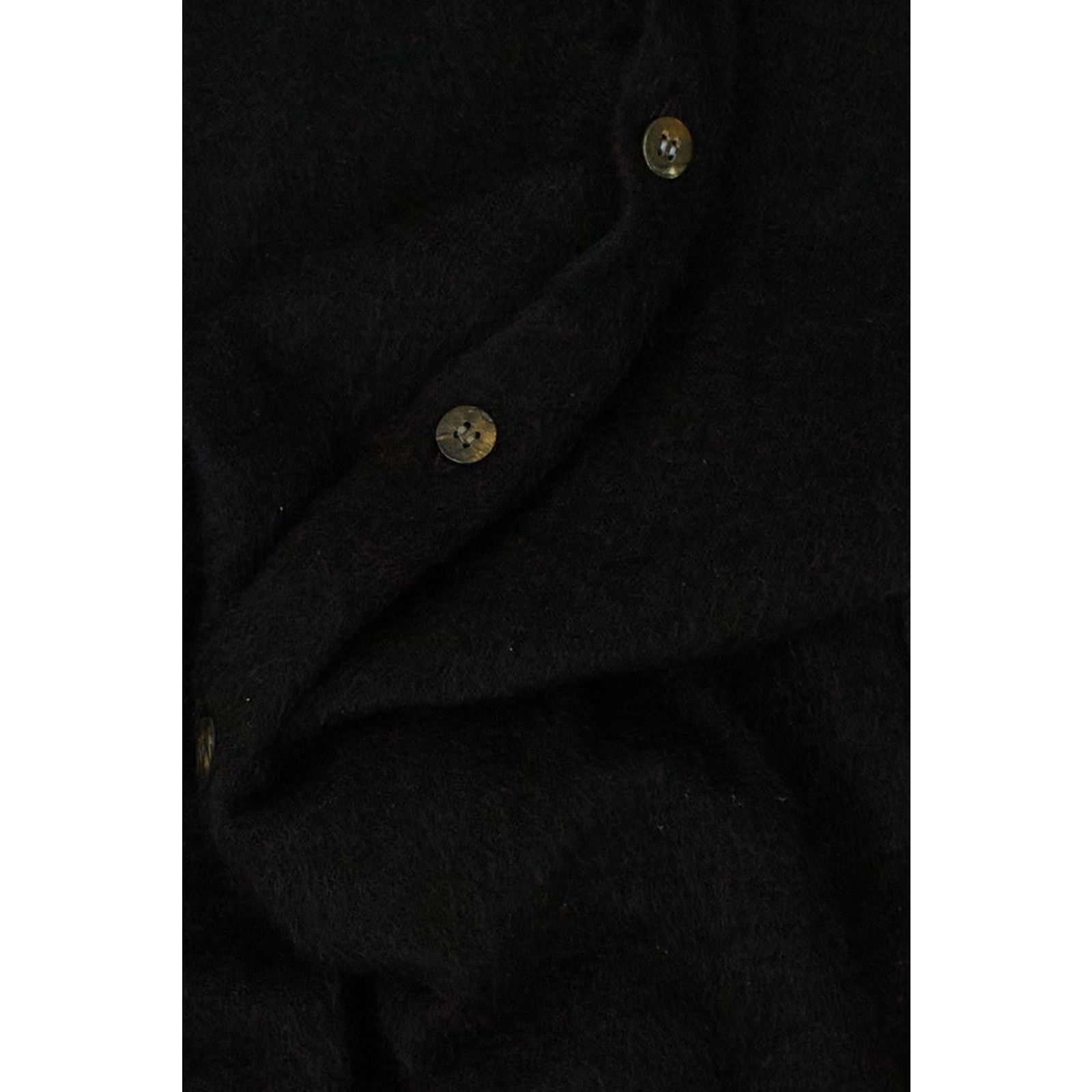 Comme des Garcons F/W 1991 Black Tricot Wool Cardigan Size M / US 6-8 / IT 42-44 - 3 Thumbnail