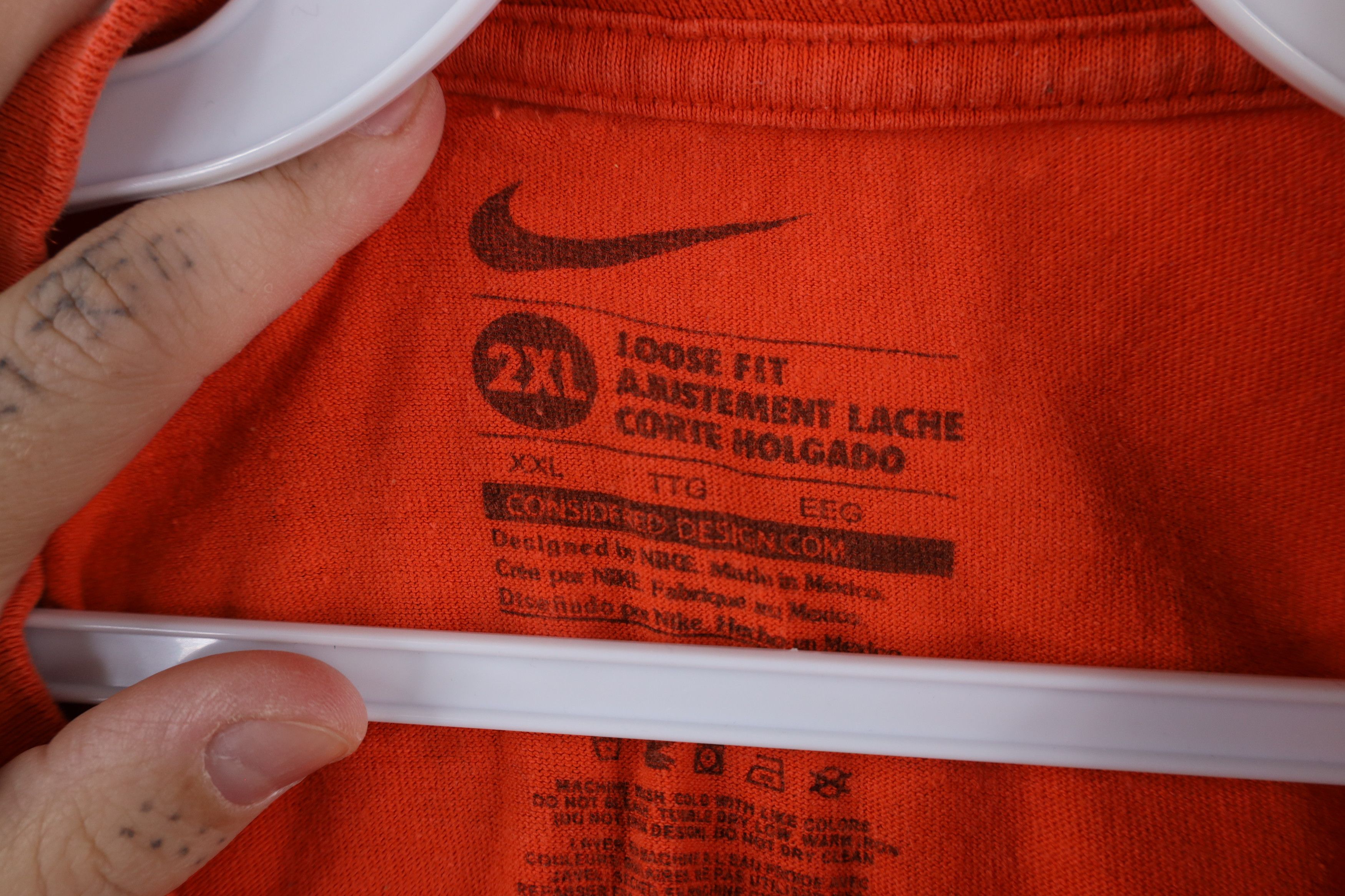 Nike × Vintage Vintage Nike Scott Mini Swoosh University of Florida T-Shirt Size US XXL / EU 58 / 5 - 7 Thumbnail