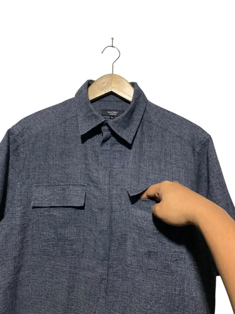 Yohji Yamamoto Yohji Y' saccs sacsny double pocket zipper shirt Size US L / EU 52-54 / 3 - 4 Thumbnail