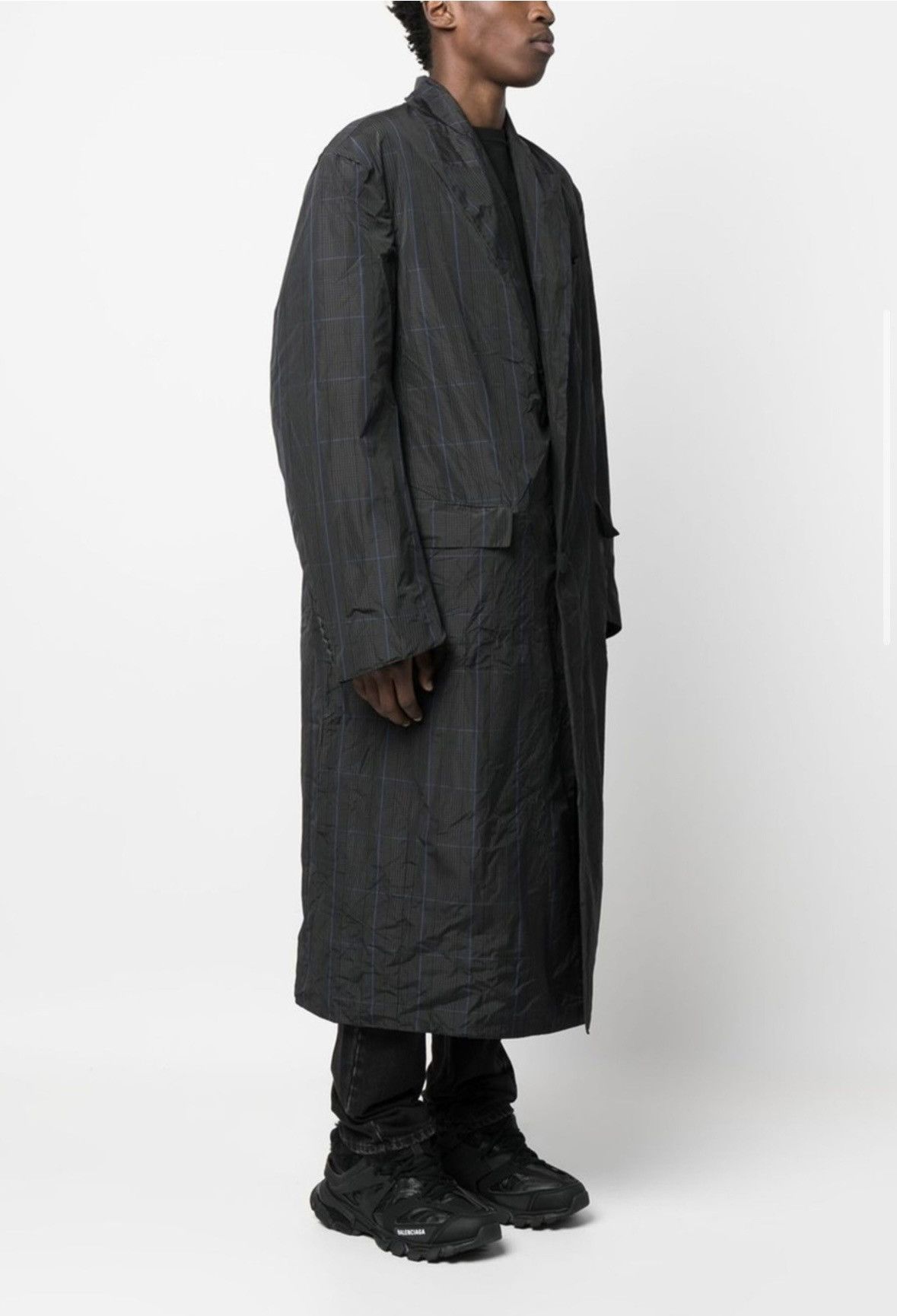 Balenciaga Balenciaga Prince of Wales check trench coat Size US S / EU 44-46 / 1 - 2 Thumbnail