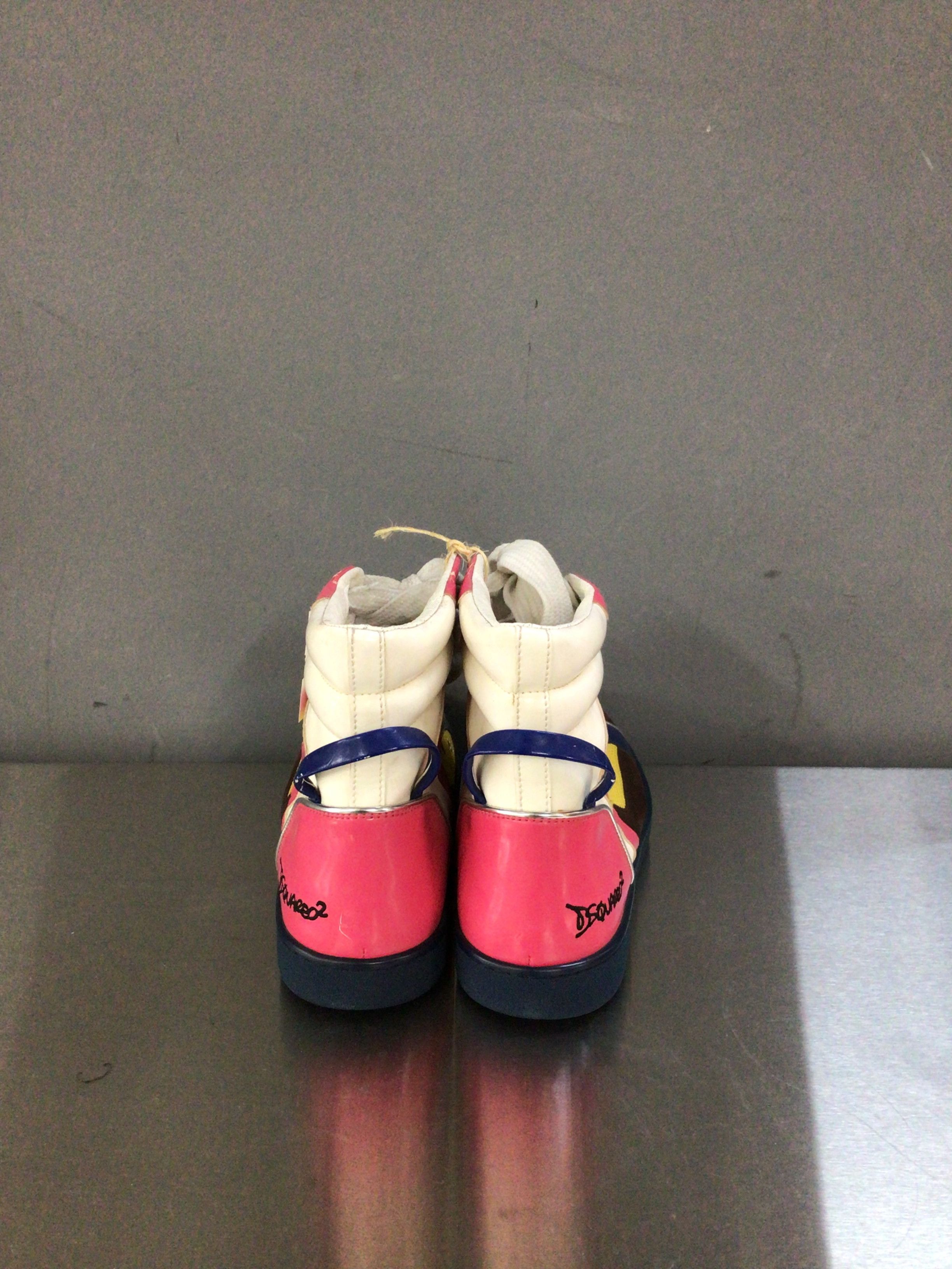 Dsquared2 Dsquared2 Multicolor High Top Sneakers Size US 9 / EU 42 - 2 Thumbnail
