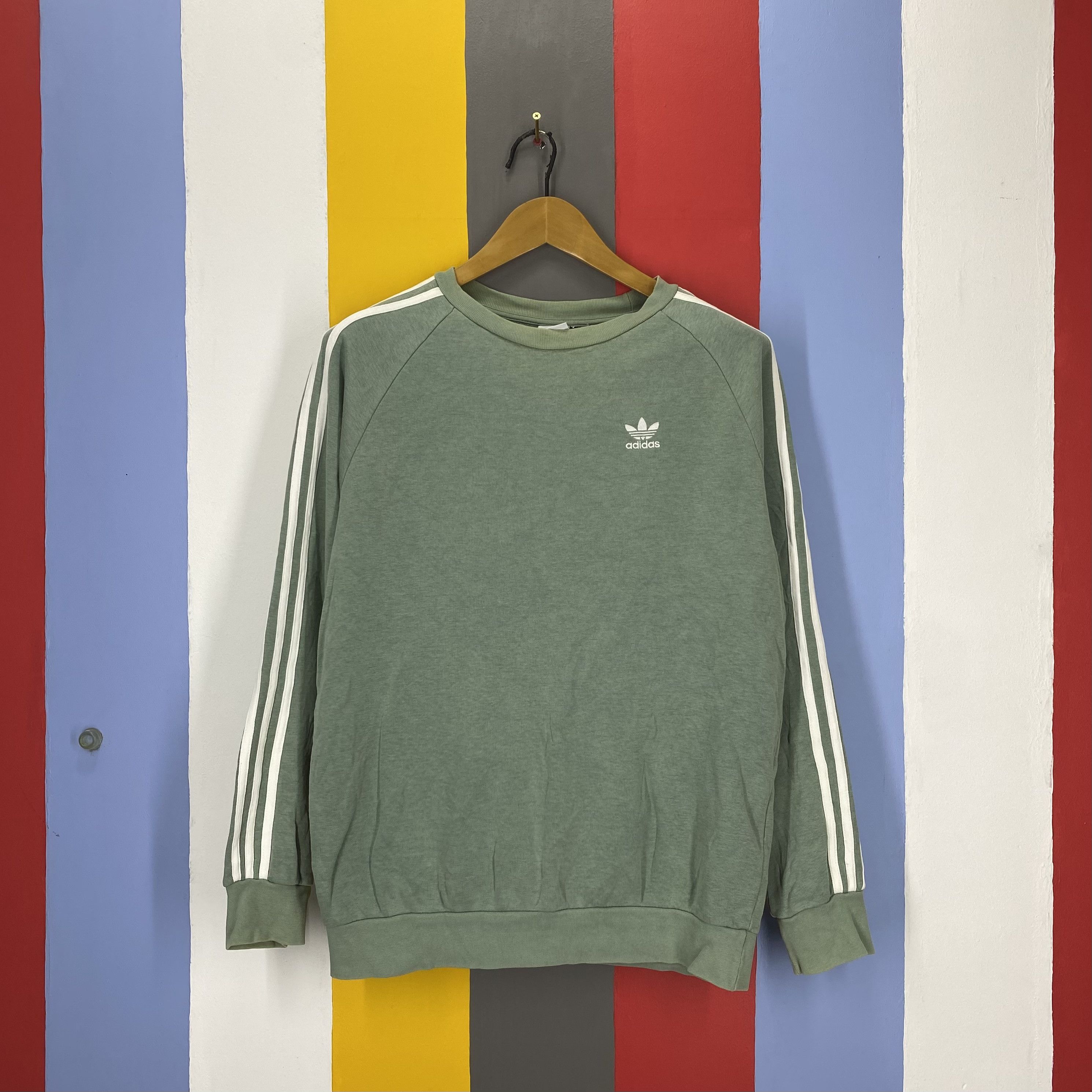 Adidas ADIDAS TRIFOIL Crew Neck Sweatshirt #1895/09 Size US M / EU 48-50 / 2 - 1 Thumbnail