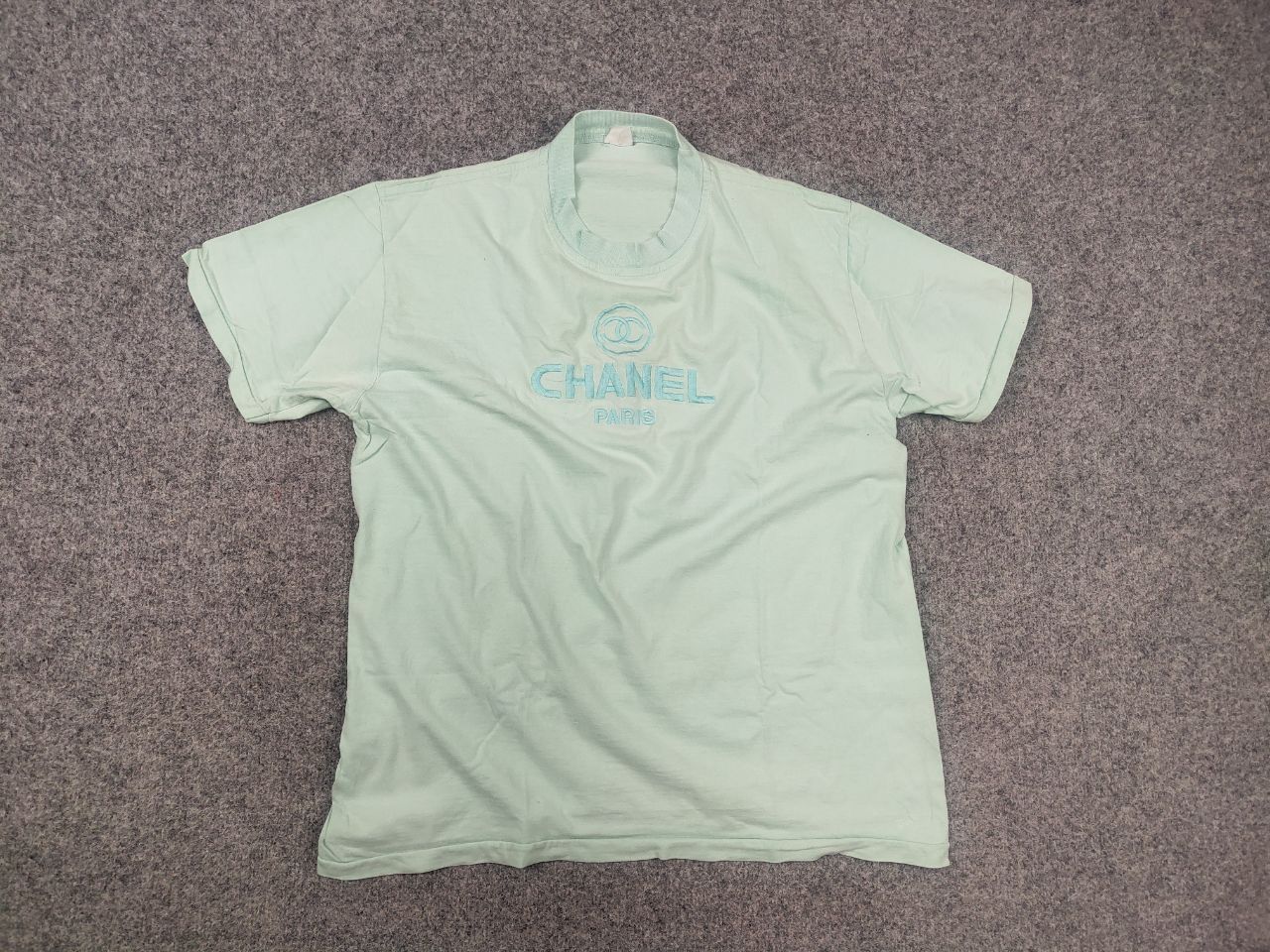 Vintage Chanel Vintage 80s Bootleg Logo mint T Shirt Single Stitch Size US M / EU 48-50 / 2 - 4 Thumbnail