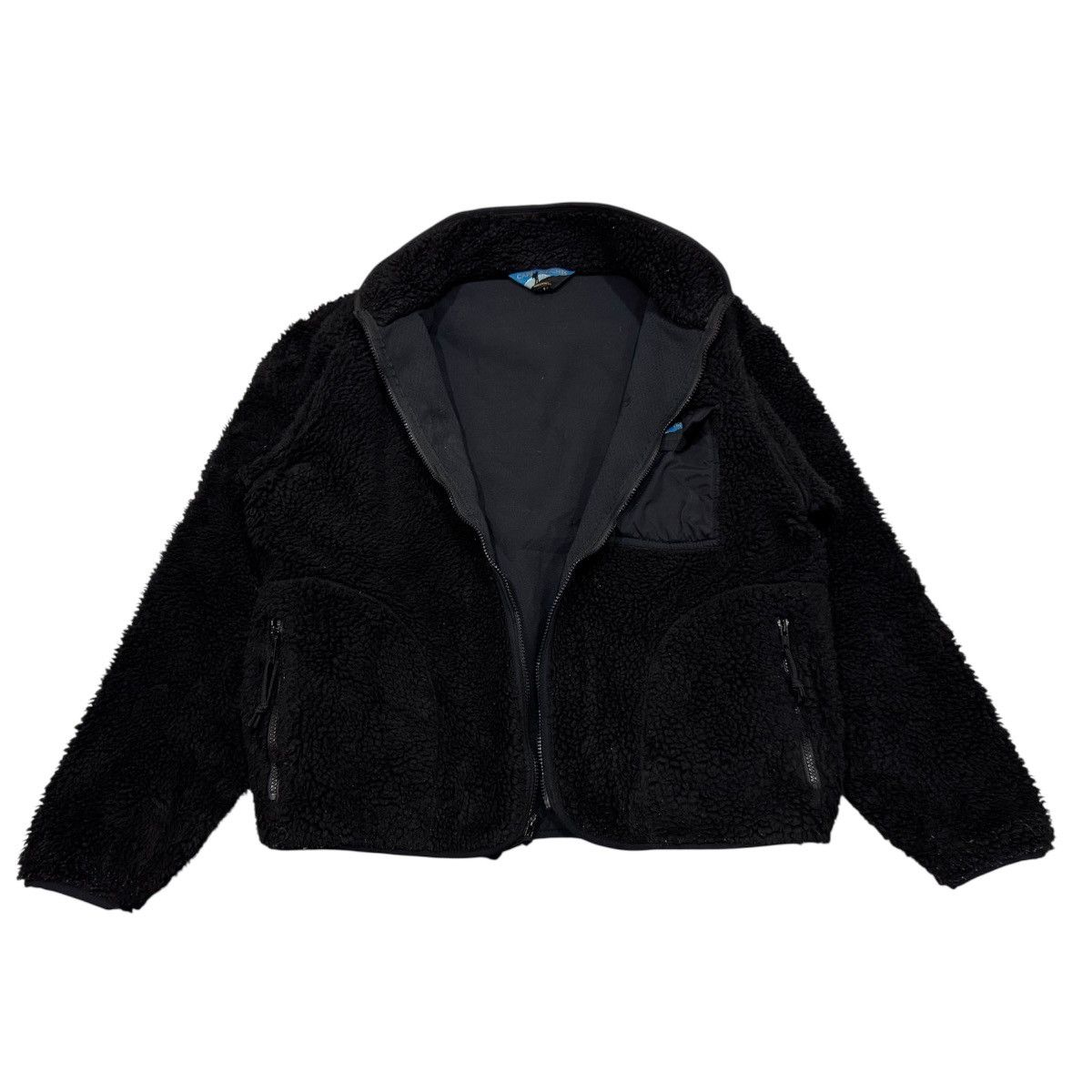 Cape Heights Vintage Cape Heights Sherpa Fleece Jacket Black Full Zip Size US L / EU 52-54 / 3 - 4 Thumbnail