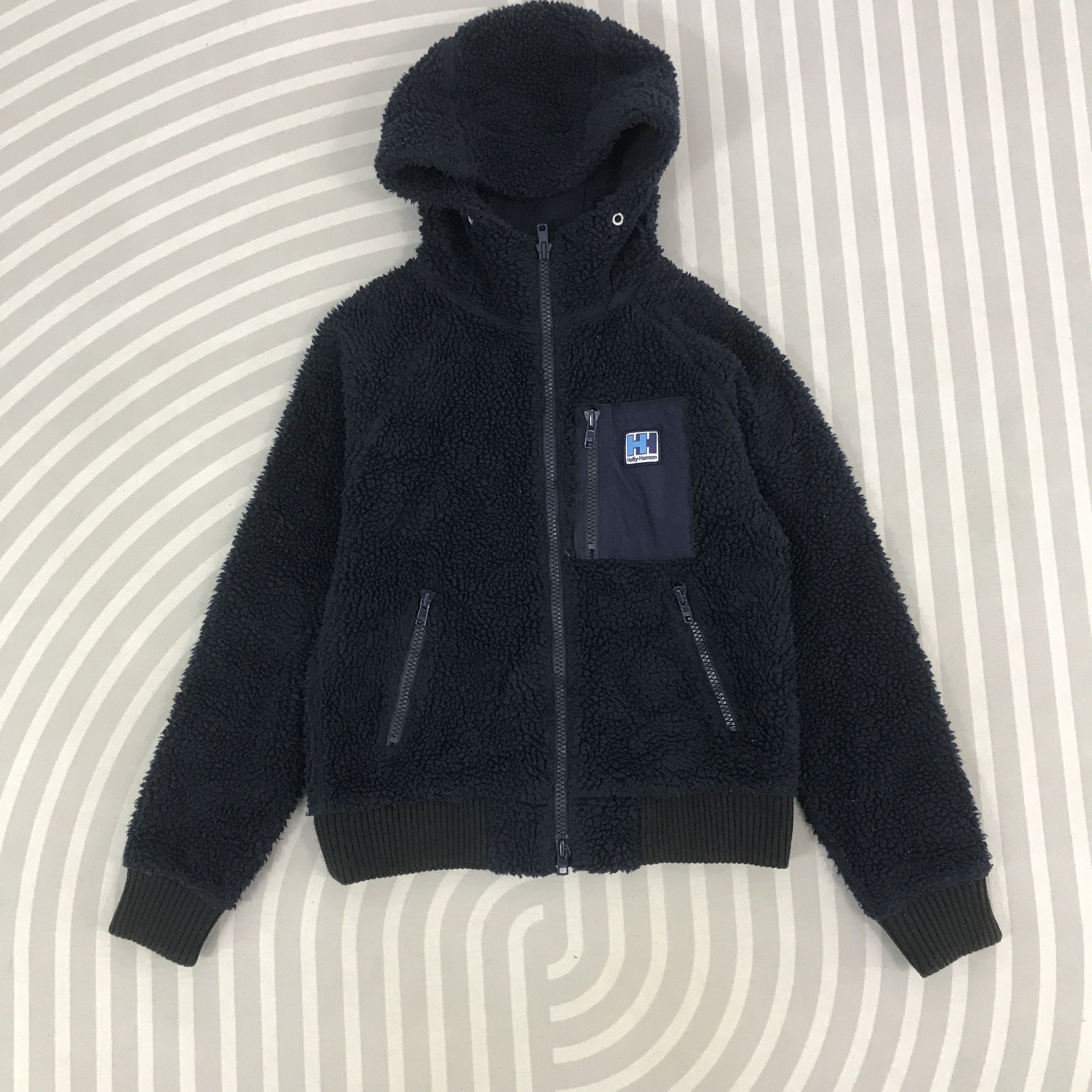 Helly Hansen × Vintage Vintage Helly Hansen sherpa fleecec hoodie Jacket Size US M / EU 48-50 / 2 - 1 Thumbnail