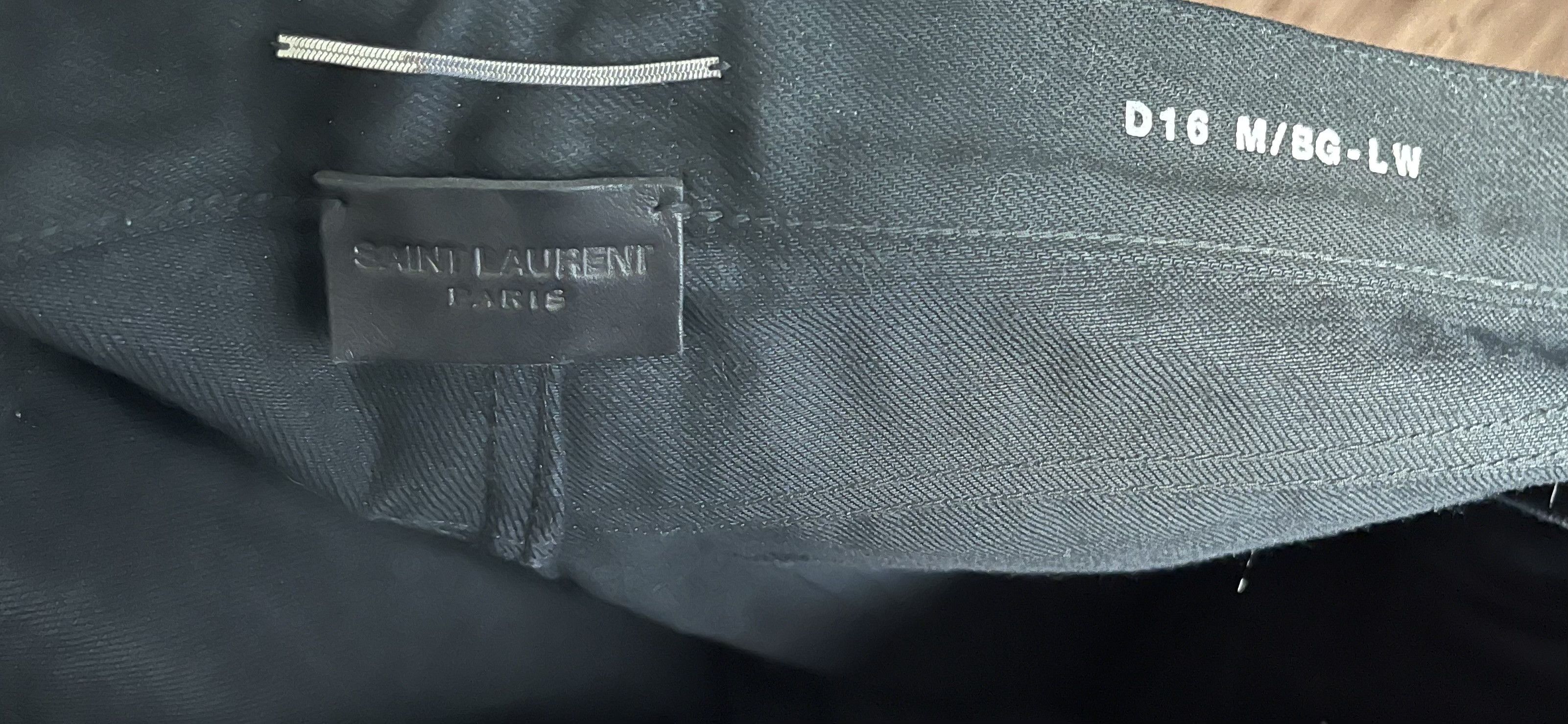Saint Laurent Paris Saint Laurent Paris Black Denim Jeans (EU 3 Size US 30 / EU 46 - 5 Thumbnail