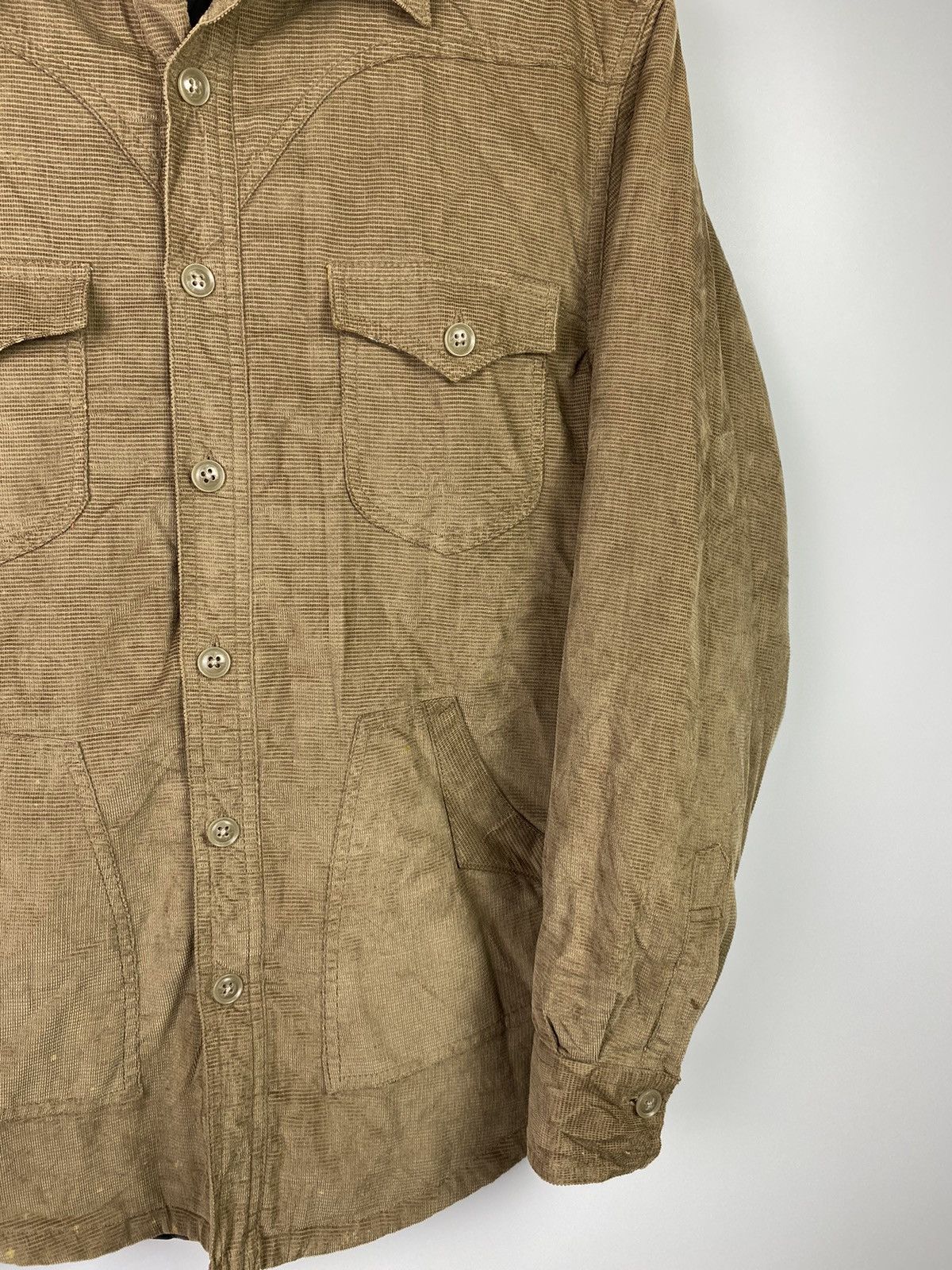 Japanese Brand Kansai yamamoto corduroy brown jacket Size US L / EU 52-54 / 3 - 4 Thumbnail