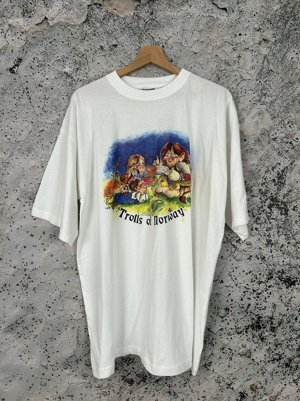 Other Vintage Trolls of Norway Retro Graphic Tee Hype 90s Size US L / EU 52-54 / 3 - 1 Thumbnail