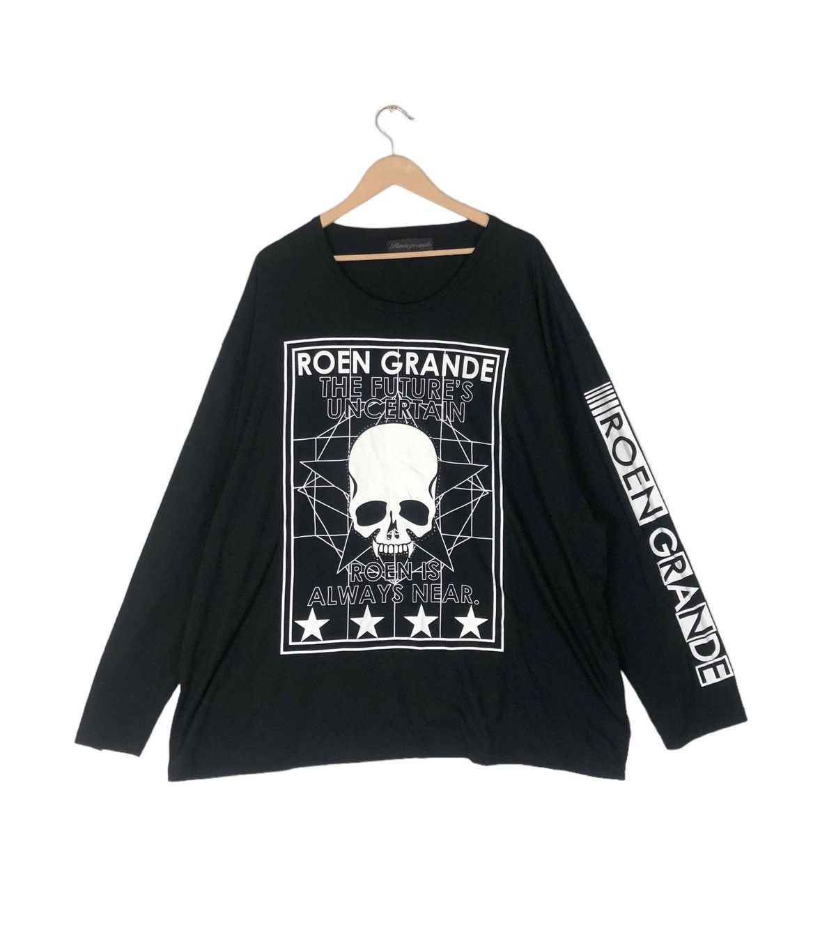 Japanese Brand Oversized Roen Grande Bones Longsleeve T shirt Size US XXL / EU 58 / 5 - 1 Thumbnail