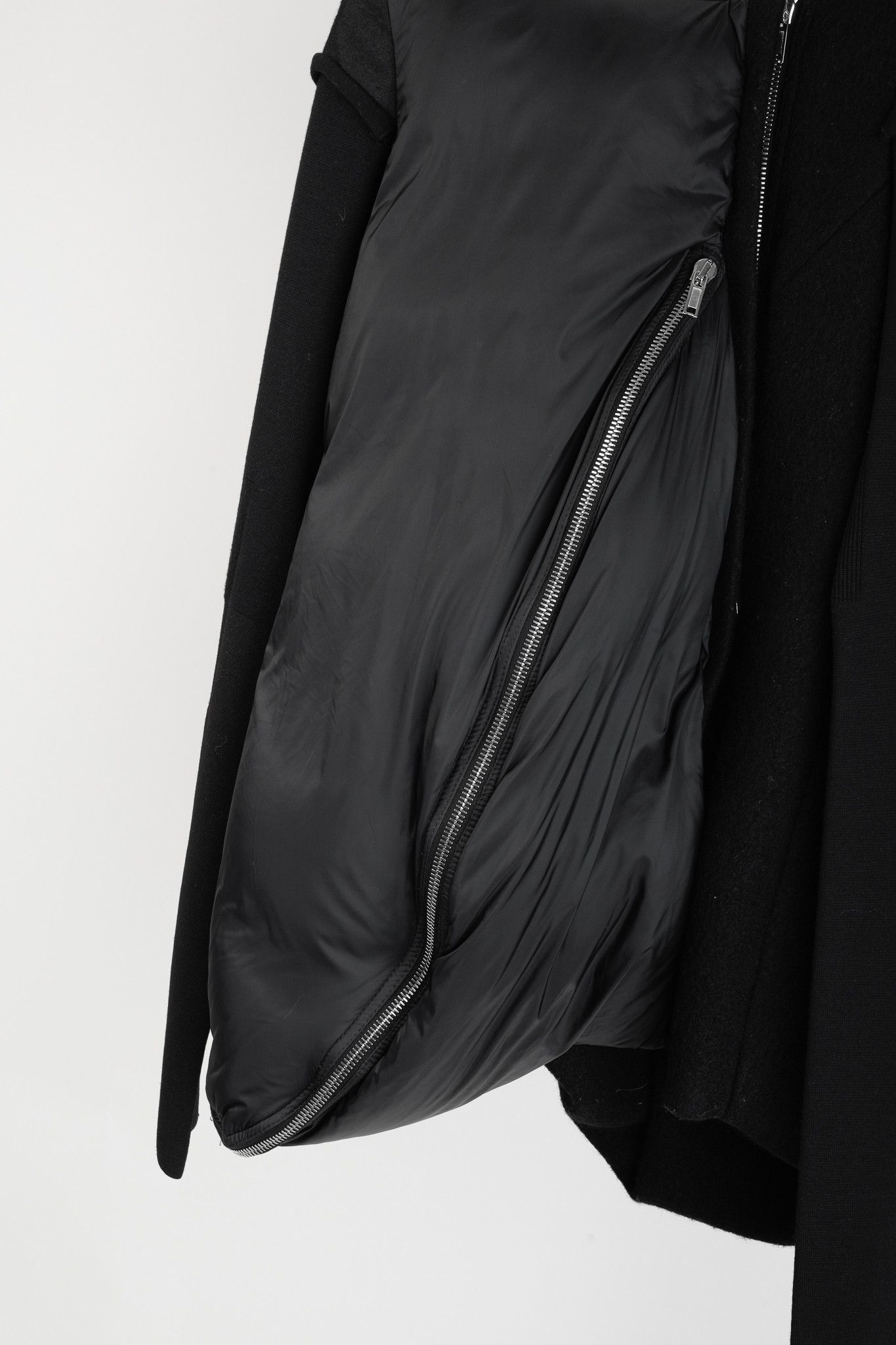 Rick Owens Rick Owens AW/17 Runway Wool Asymmetrical Front Zip Jacket Size XS / US 0-2 / IT 36-38 - 7 Thumbnail