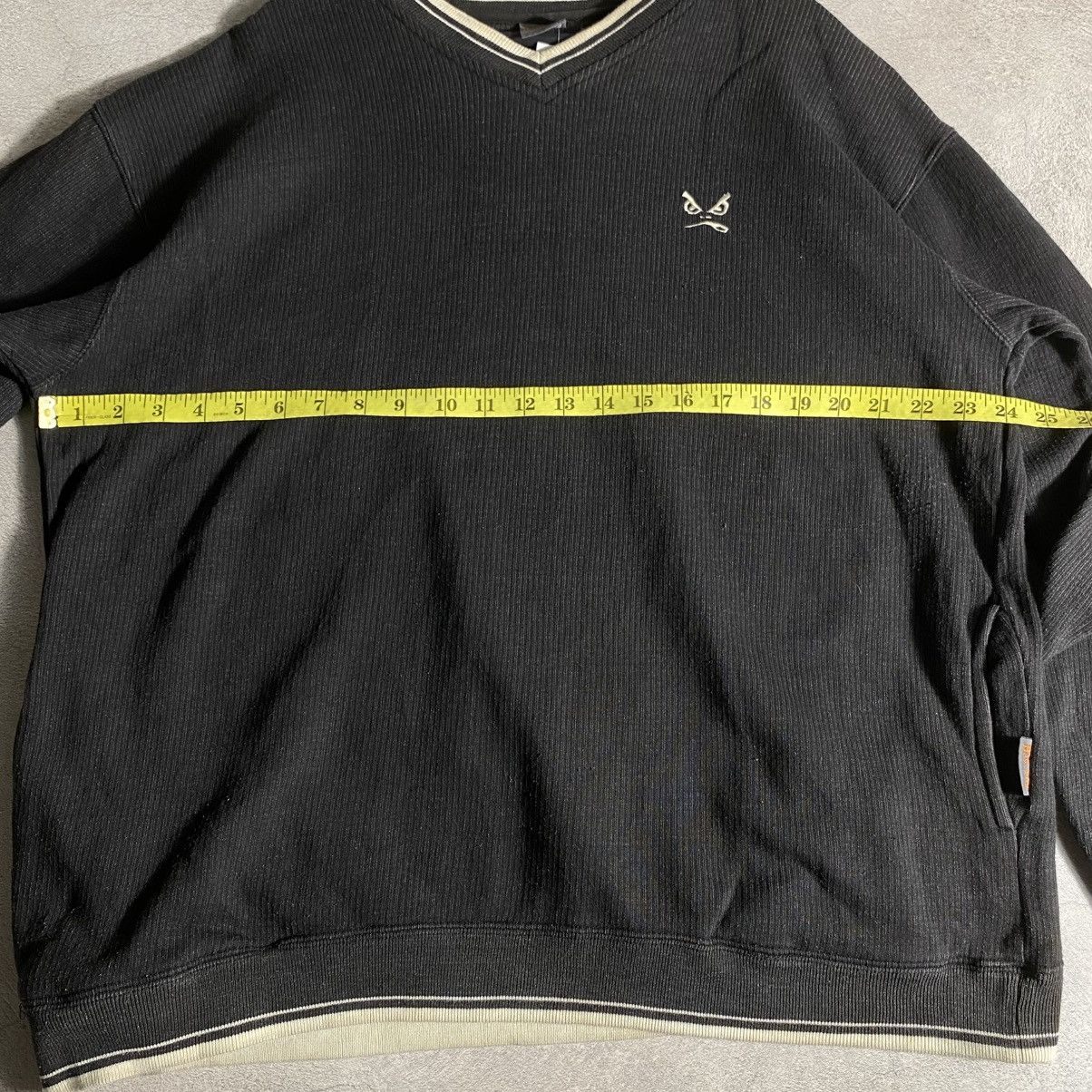 Revenge × Vintage Vintage Bad Boy Gray V Neck Sweatshirt Size US L / EU 52-54 / 3 - 8 Thumbnail