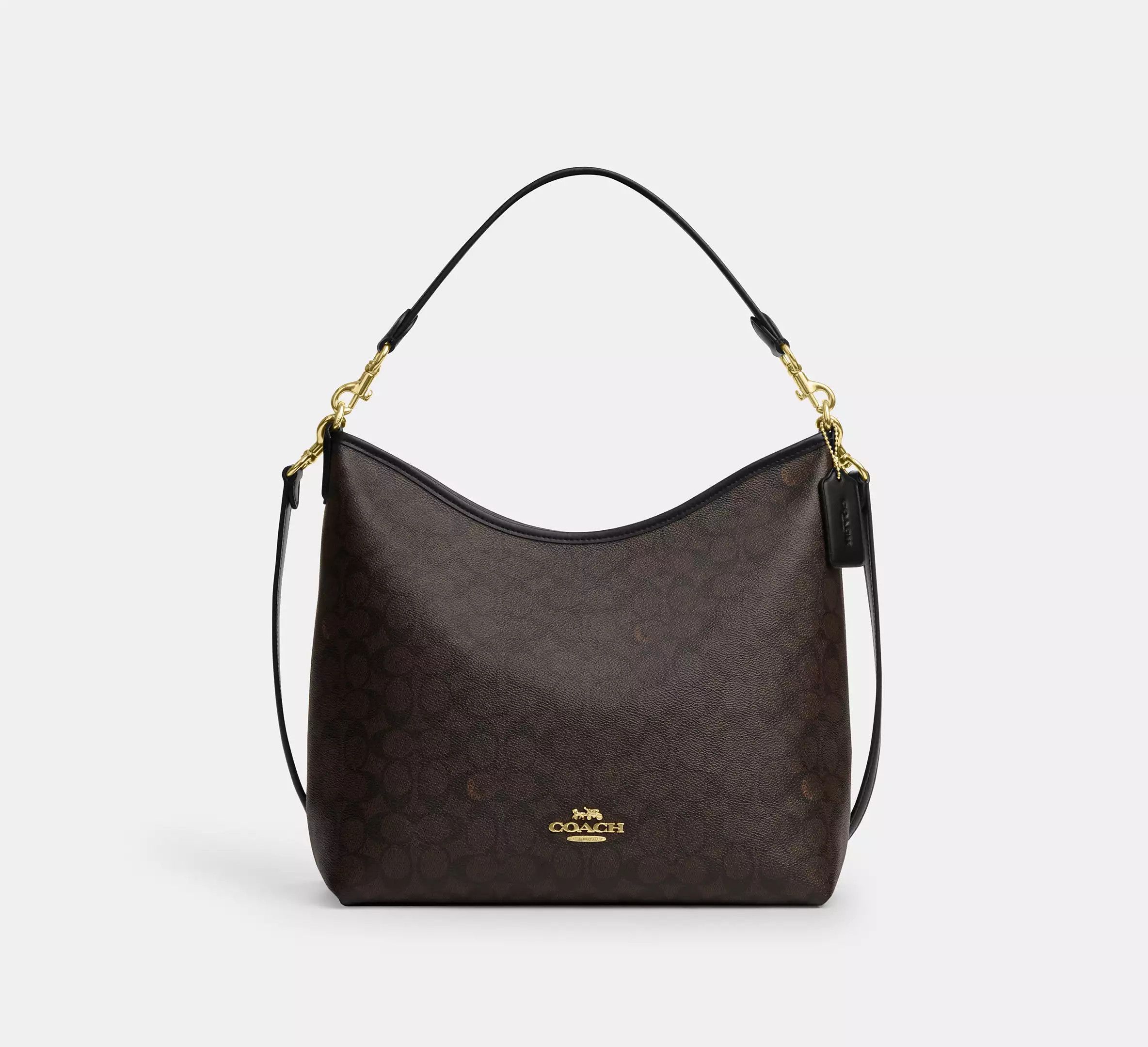 Coach Laurel Large Shoulder Bag In Signature Canvas CY685 Size ONE SIZE - 1 Thumbnail