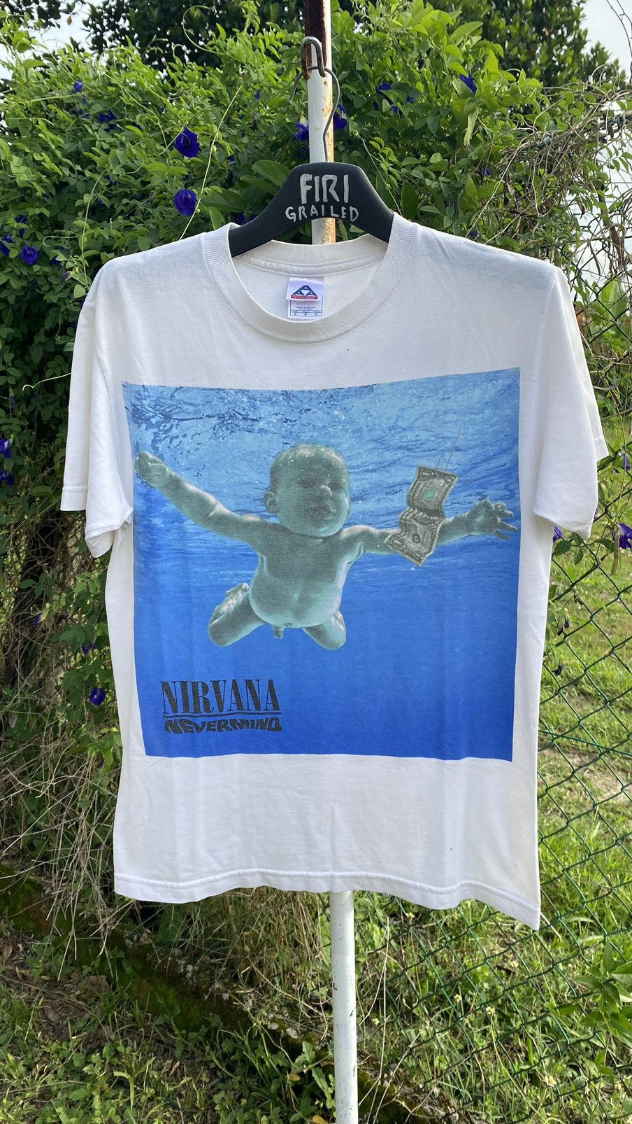 Band Tees × Nirvana × Vintage Y2K NIRVANA NEVERMIND album promo t 