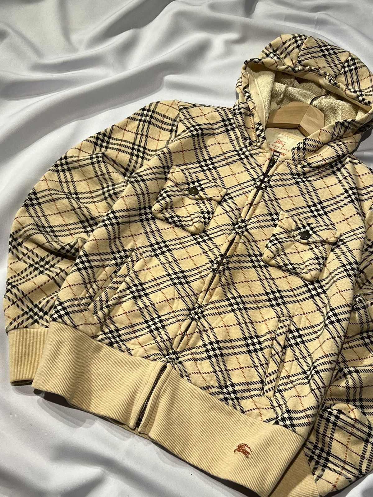 Burberry × Burberry Prorsum BURBERRY LONDON BLUE LABEL HOODIE ZIPPER WOMEN Size XS / US 0-2 / IT 36-38 - 3 Thumbnail