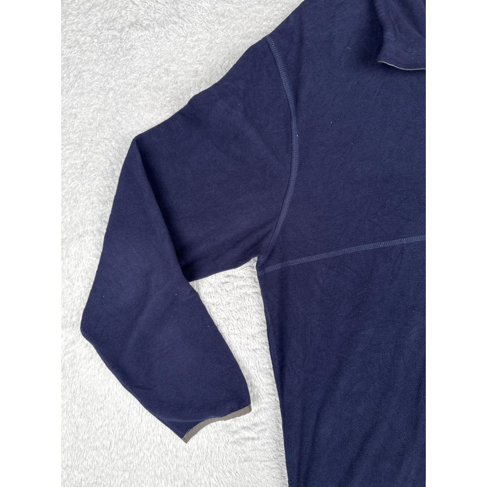 Timberland TIMBERLAND Fleece Pullover Mens XL Blue Quarter Zip Chest Pocket Logo Outdoor Sweatshirt Size US XL / EU 56 / 4 - 3 Thumbnail