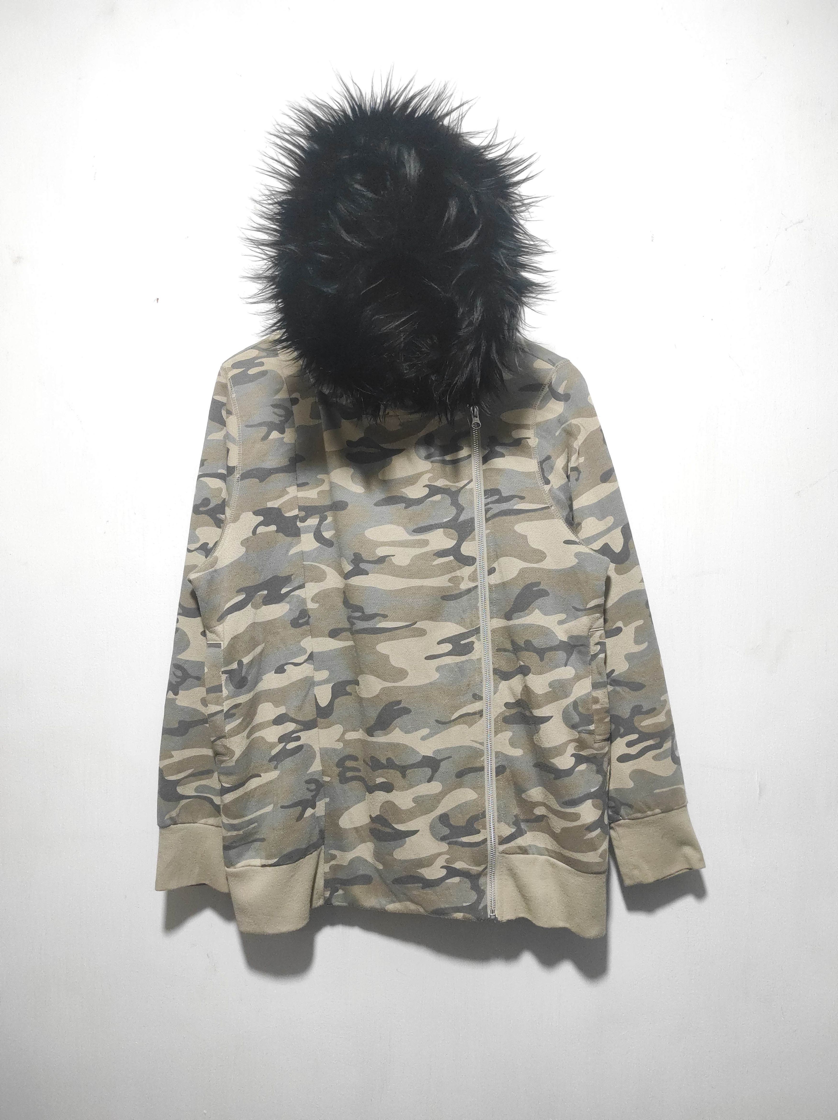 If Six Was Nine N, Camo Asymetrical Fur Zipper Hoodie Size US L / EU 52-54 / 3 - 2 Thumbnail
