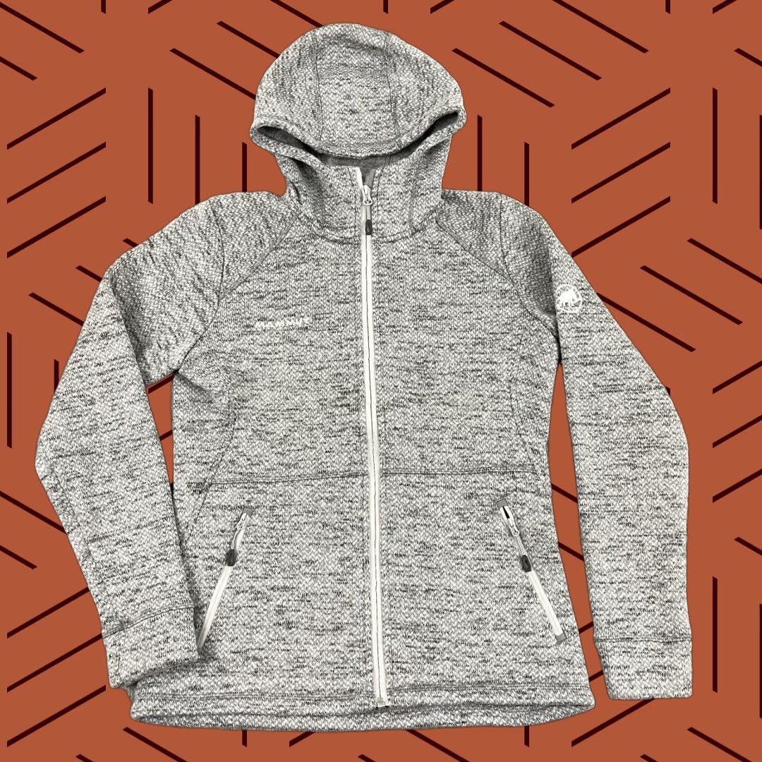 Mammut Mammut Jacket Womens Medium Heather Gray Kachemak Full Zip Fleece Hoodie Hiking Size M / US 6-8 / IT 42-44 - 1 Thumbnail