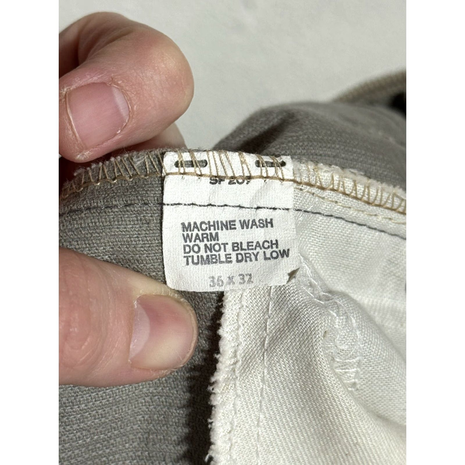 Levi's VINTAGE Levi’s 517 Gray Corduroy Bootcut Pants Regular 34W 31.75L Mens Jeans Size US 34 / EU 50 - 5 Thumbnail