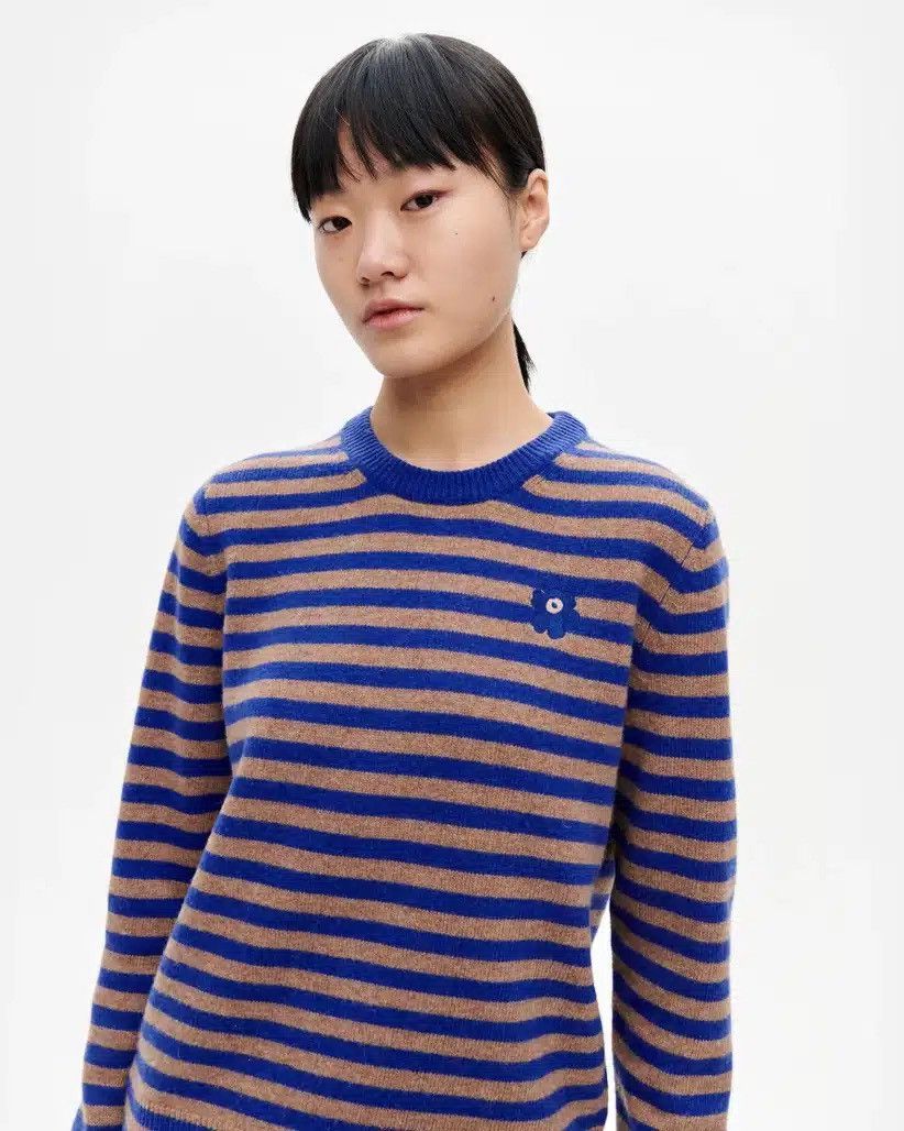 Marimekko Marimekko Silfa Tasaraita Striped Knitted Sweater Pullover Size M / US 6-8 / IT 42-44 - 7 Thumbnail