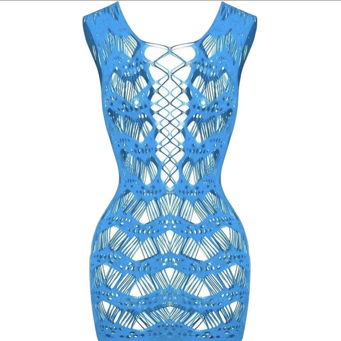 Other Sexy sleeveless lace mesh bodycon lingerie cutout Size ONE SIZE - 2 Thumbnail