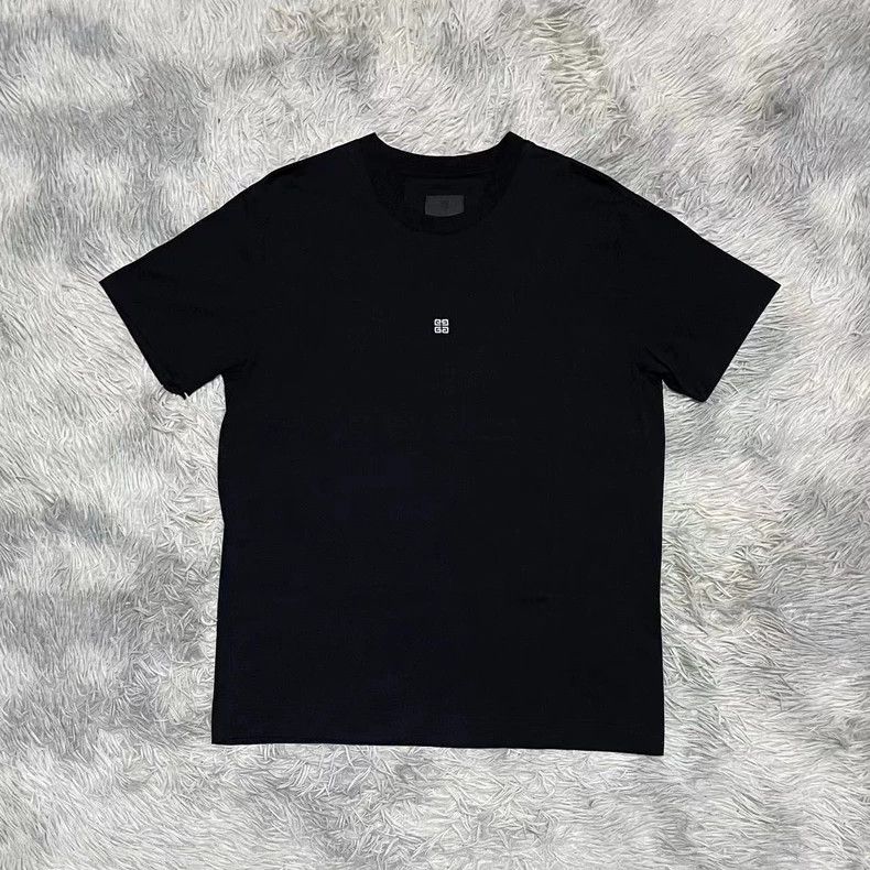 Givenchy Givenchy Alphabet Embroidered Logo Short Sleeve T-Shirt 250 Size US M / EU 48-50 / 2 - 1 Thumbnail