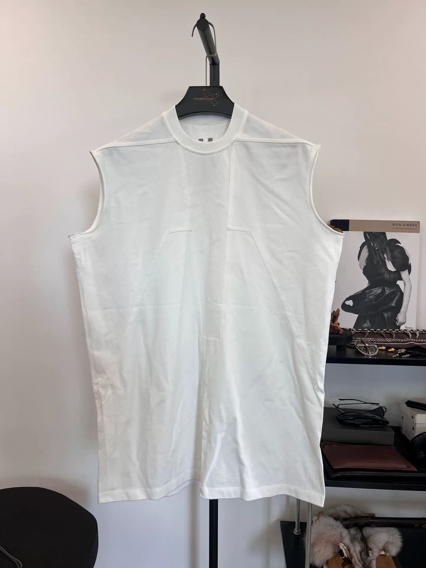Rick Owens Rick Owens Main Line Cotton Sleeveless Vest XS Size US XS / EU 42 / 0 - 1 Thumbnail