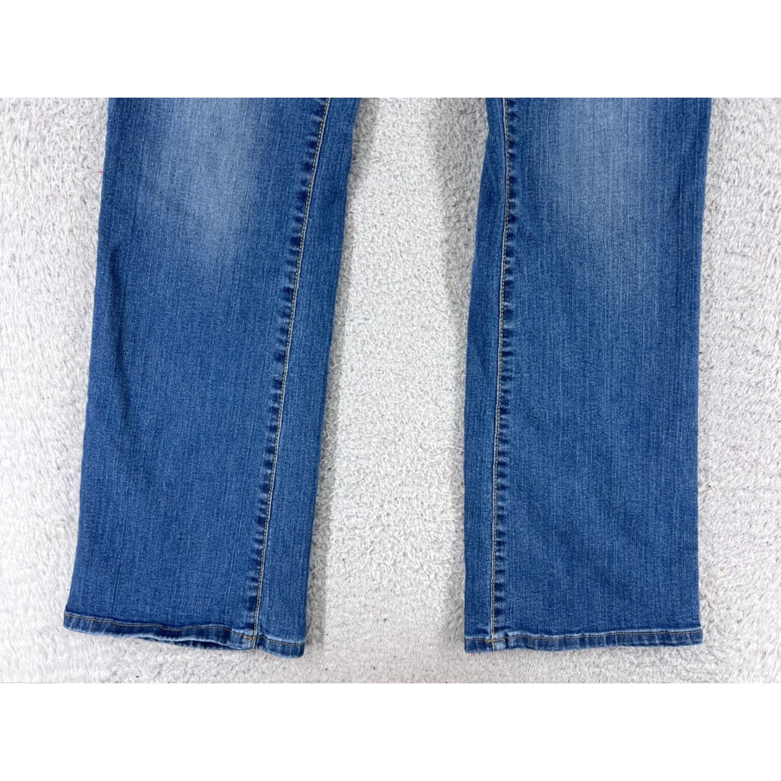 Tommy Hilfiger Tommy Hilfiger Women's Flared Jeans 10 Blue Denim Mid Rise Cotton Blend 30x30 Trendy Size 32" / US 10 / IT 46 - 2 Thumbnail