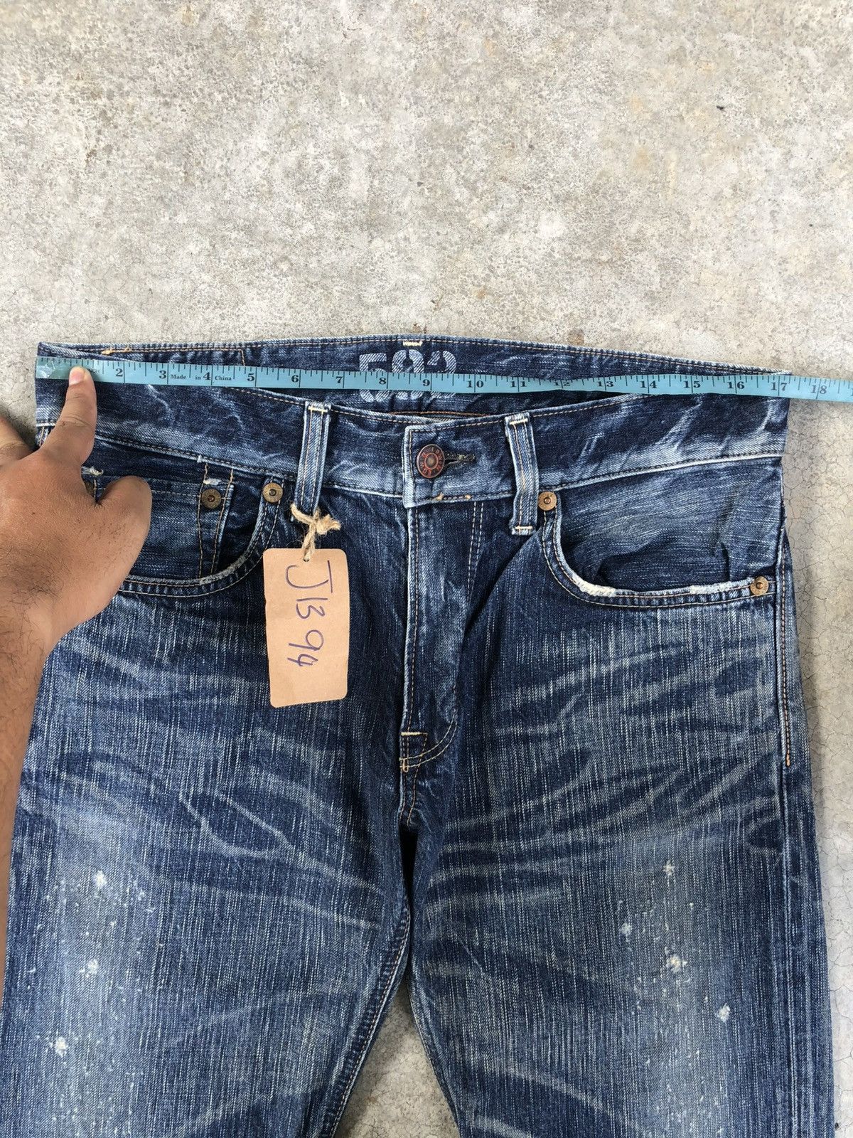 Who Decides War Edwin 503 Flared Jeans Bootcut Distressed Jeans Size US 34 / EU 50 - 21 Thumbnail
