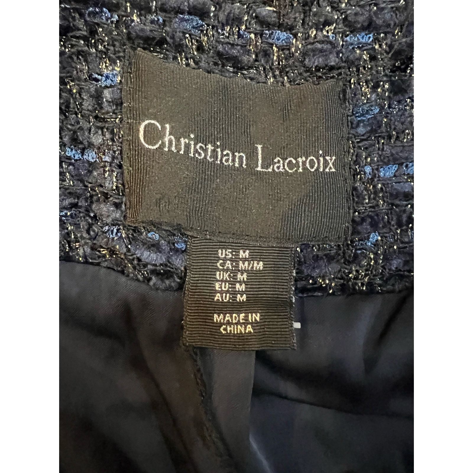 Christian Lacroix Christian Lacroix Gold Chain Blazer Jacket Womens Medium NWT Size M / US 6-8 / IT 42-44 - 8 Thumbnail