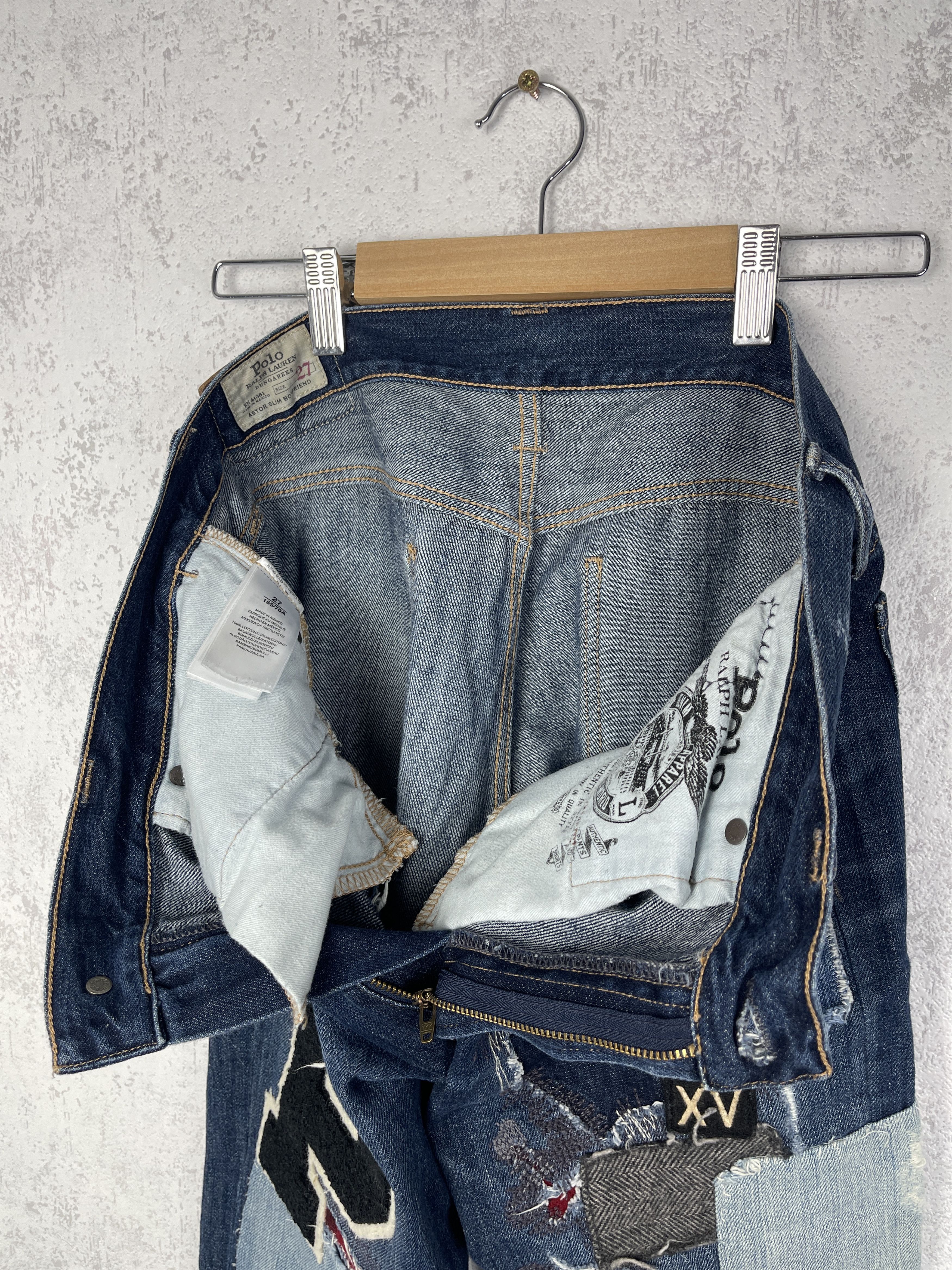 Polo Ralph Lauren Polo Ralph Lauren Patchwork Slim Jeans Size US 27 - 5 Thumbnail