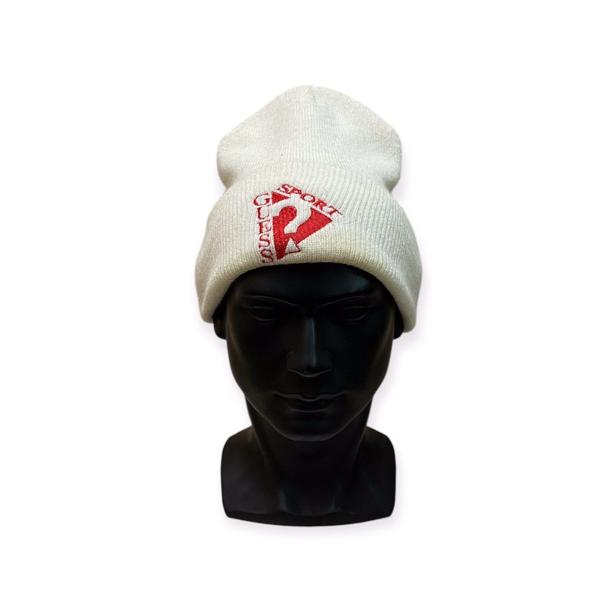 Guess × Vintage Vintage Guess Small Logo Beanie Hat Size ONE SIZE - 1 Thumbnail