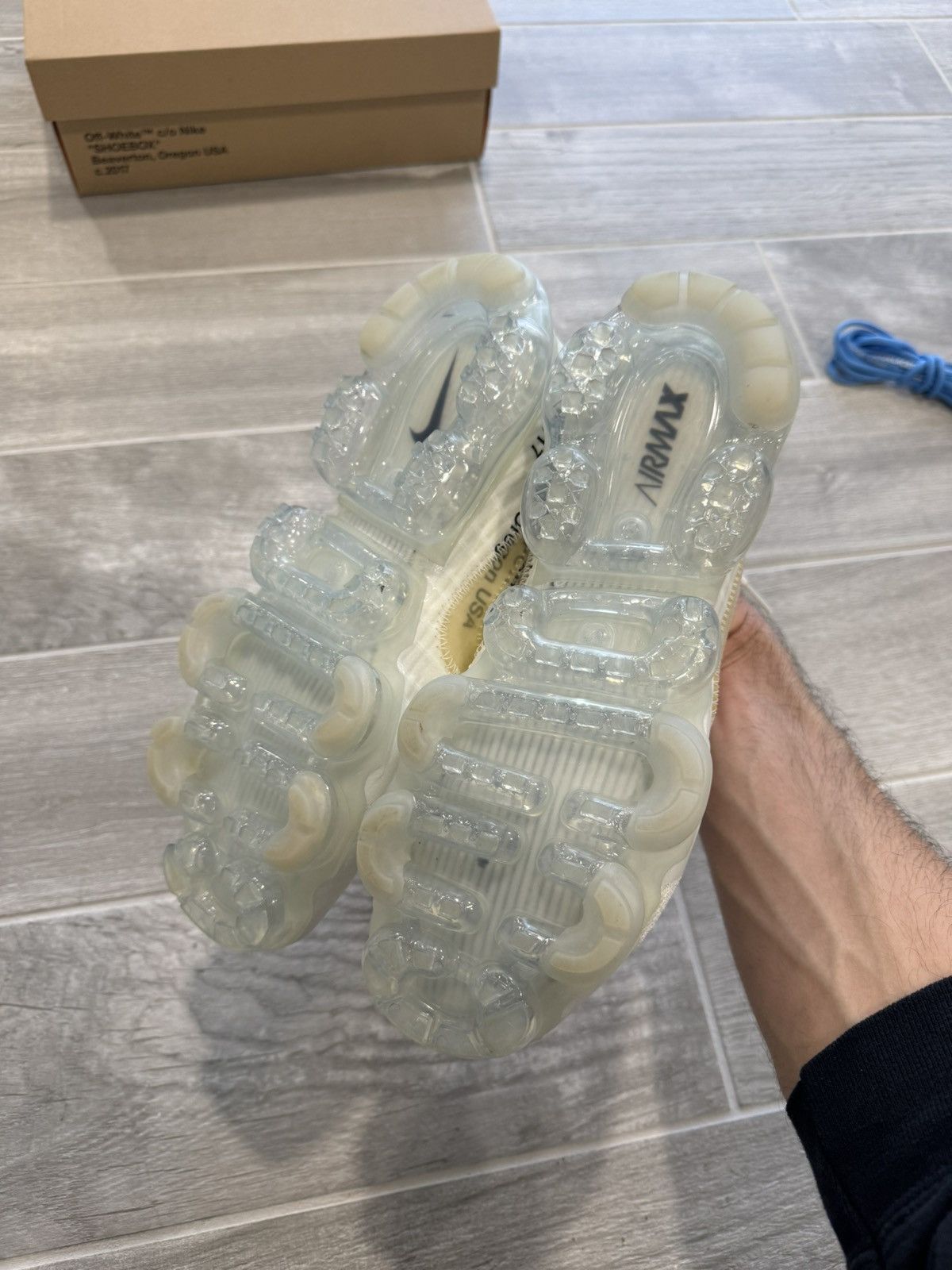 Nike × Off-White Nike x OFF WHITE Air Vapormax Size US 9.5 / EU 42-43 - 6 Thumbnail