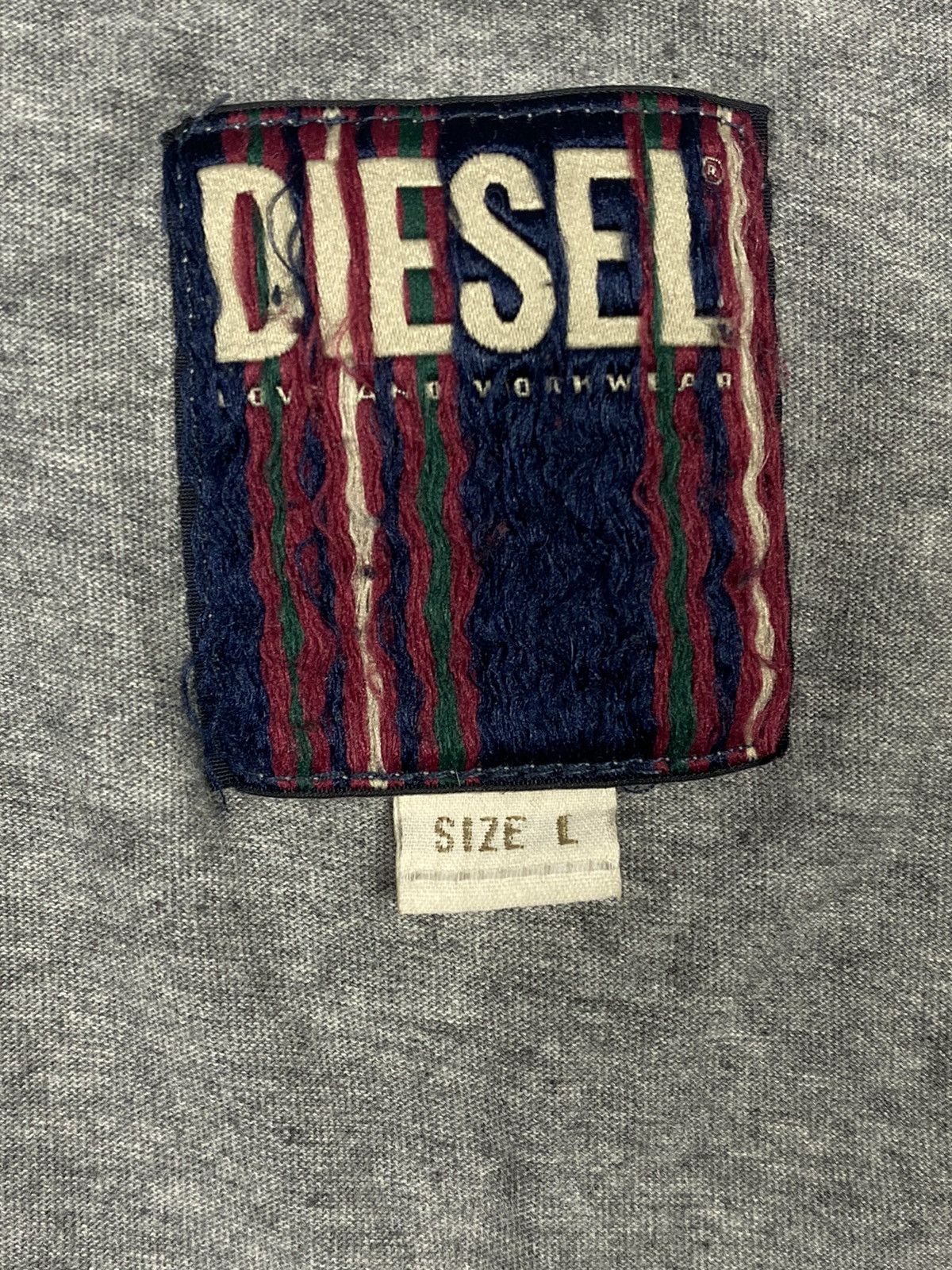 Diesel Vintage Diesel Love and Workwear Big Logo Punk T Shirt Size US L / EU 52-54 / 3 - 10 Thumbnail