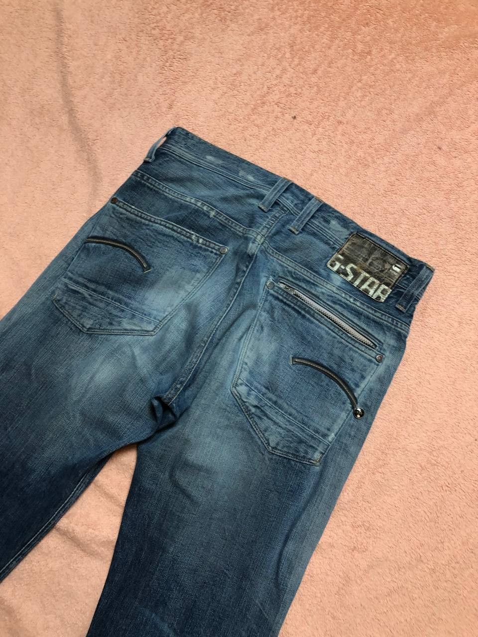 G-Star Vintage G-Star Raw blue jeans crazy Y2K streetwear Size US 30 / EU 46 - 18 Thumbnail