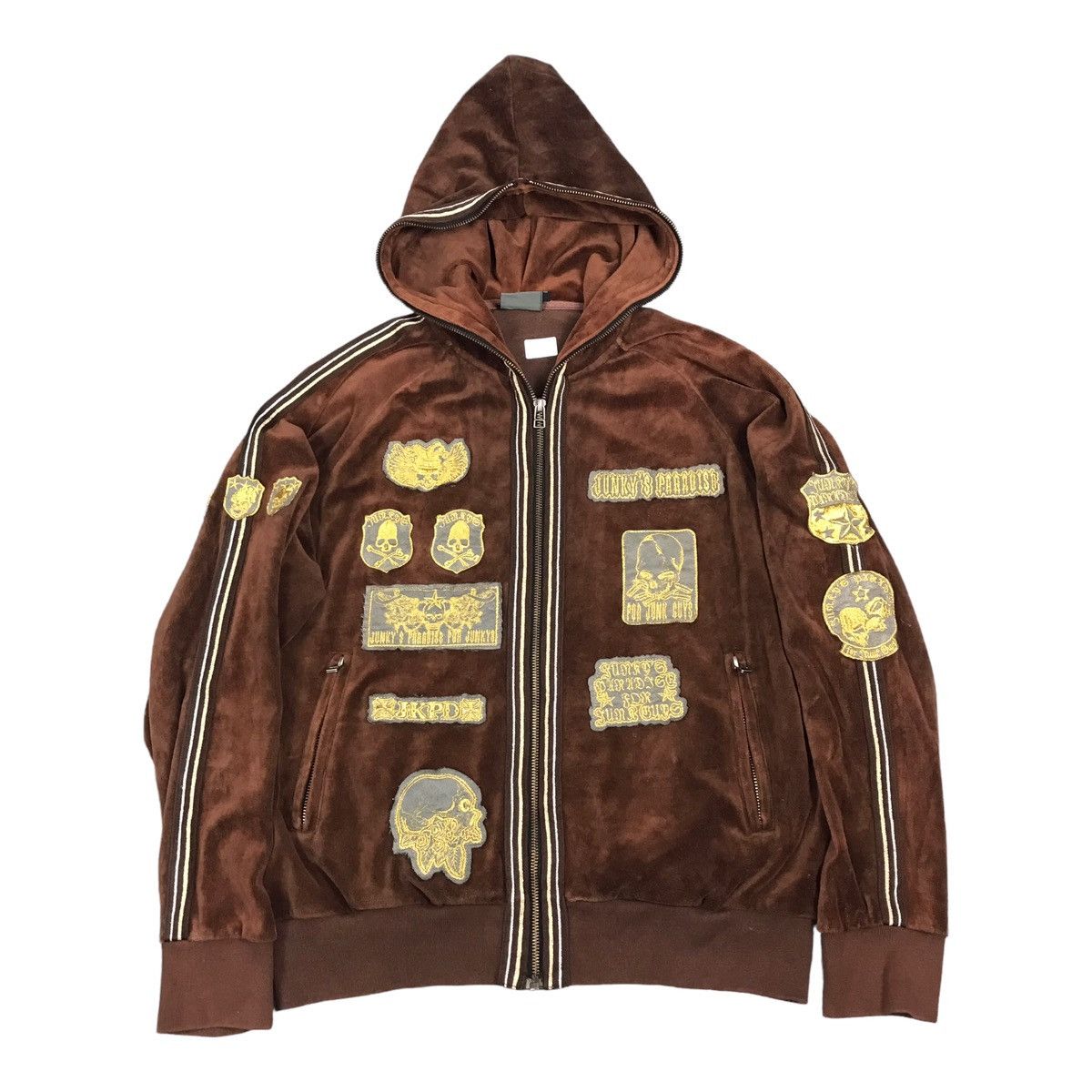 Japanese Brand JKPD ROCK EMBROIDERY DESIGN FULL ZIPPER HOODIES JACKET Size US S / EU 44-46 / 1 - 1 Thumbnail