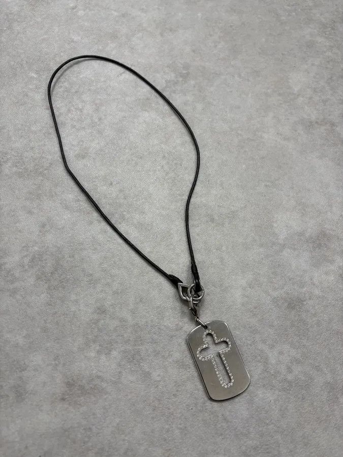 Dolce & Gabbana AW2005 Dolce & Gabbana Cross Dog Tag Necklace Size ONE SIZE - 4 Thumbnail