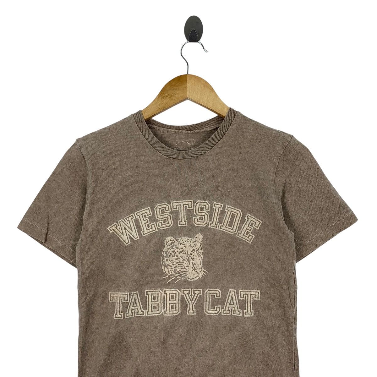 Vintage MIXTA Westside Tabby Cat USA Hand Printing ShortSleeve Shirt Size US XS / EU 42 / 0 - 2 Thumbnail