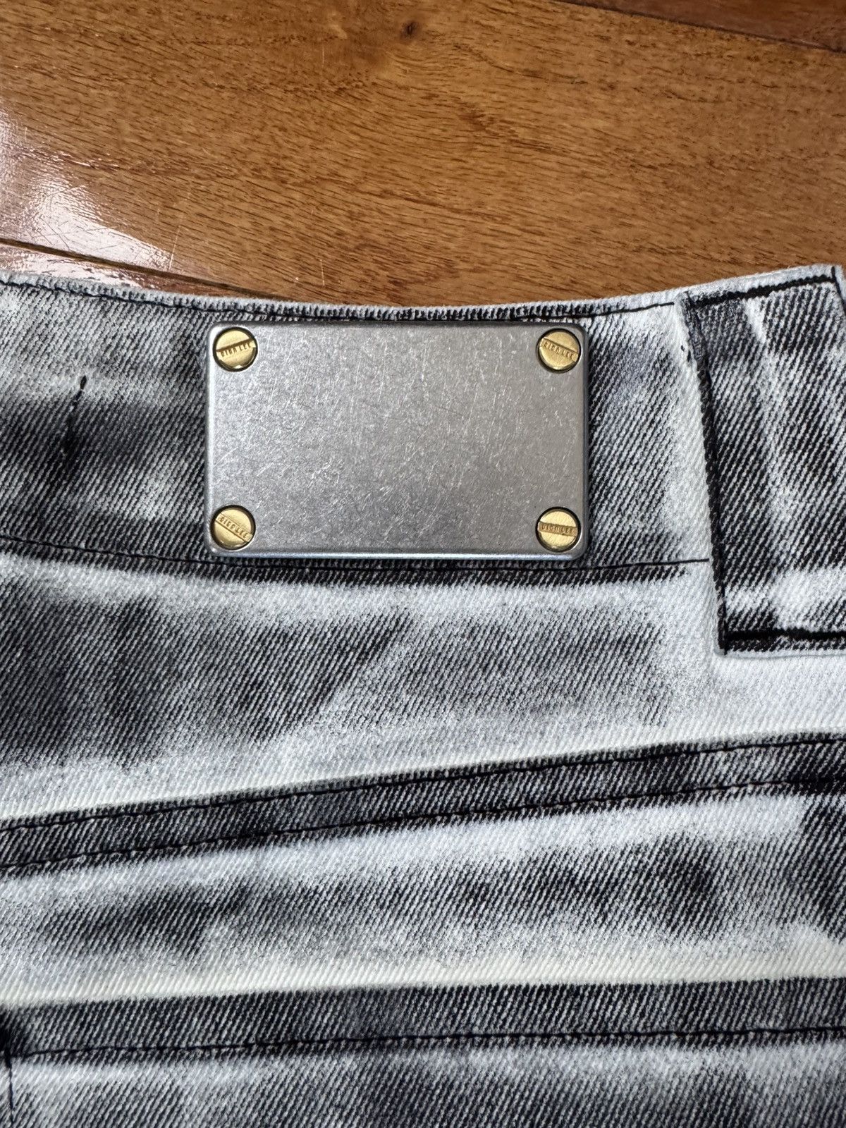 Dion Lee Coated Baggy Jeans