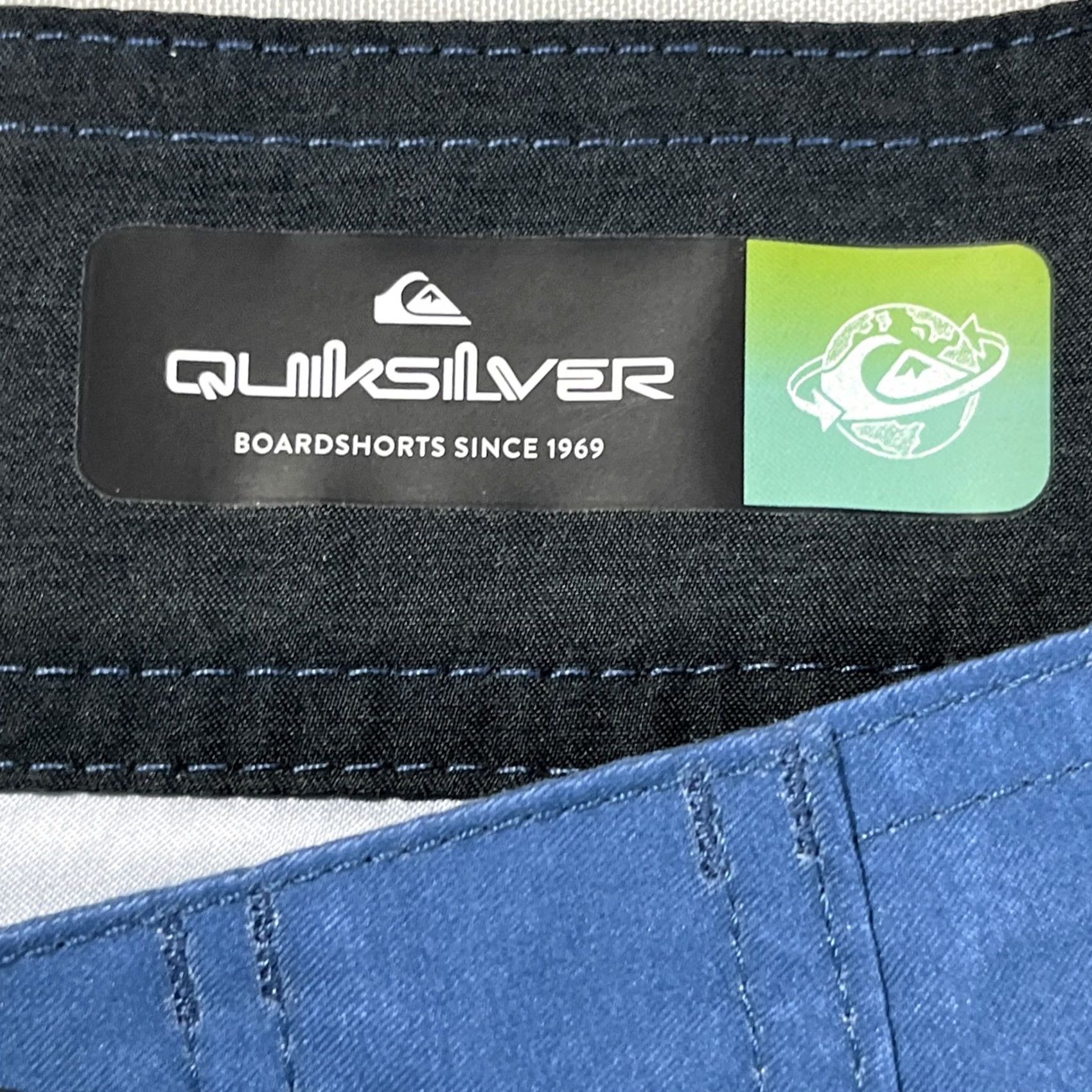 Quiksilver Quiksilver Board Shorts 19" Everyday Stripe Star Sapphire Men 40 Blue Regular Size US 40 / EU 56 - 5 Thumbnail