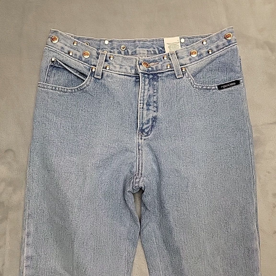 Vintage VINTAGE Rockies Jeans Women 29 9 30x30 Blue Denim Western Horse Riding 90s Y2K Womens Jeans Size 29" - 3 Thumbnail