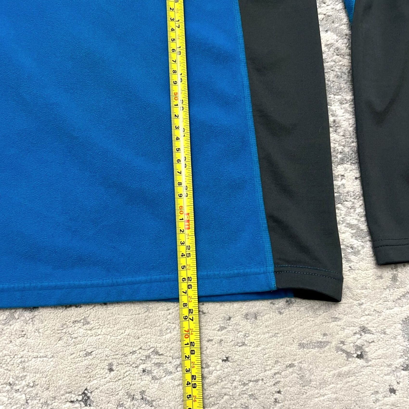 Eastern Mountain Sports EMS Long Sleeve Crew Neck Fleece Pullover Mid Layer Blue Men's M Regular Outdoor Logo Size US M / EU 48-50 / 2 - 2 Thumbnail