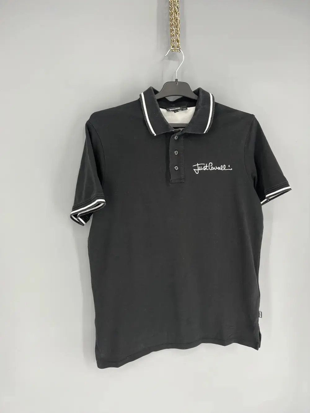 Just Cavalli Vintage Just Cavalli Embroidered Logo Polo Shirt Size US L / EU 52-54 / 3 - 2 Thumbnail