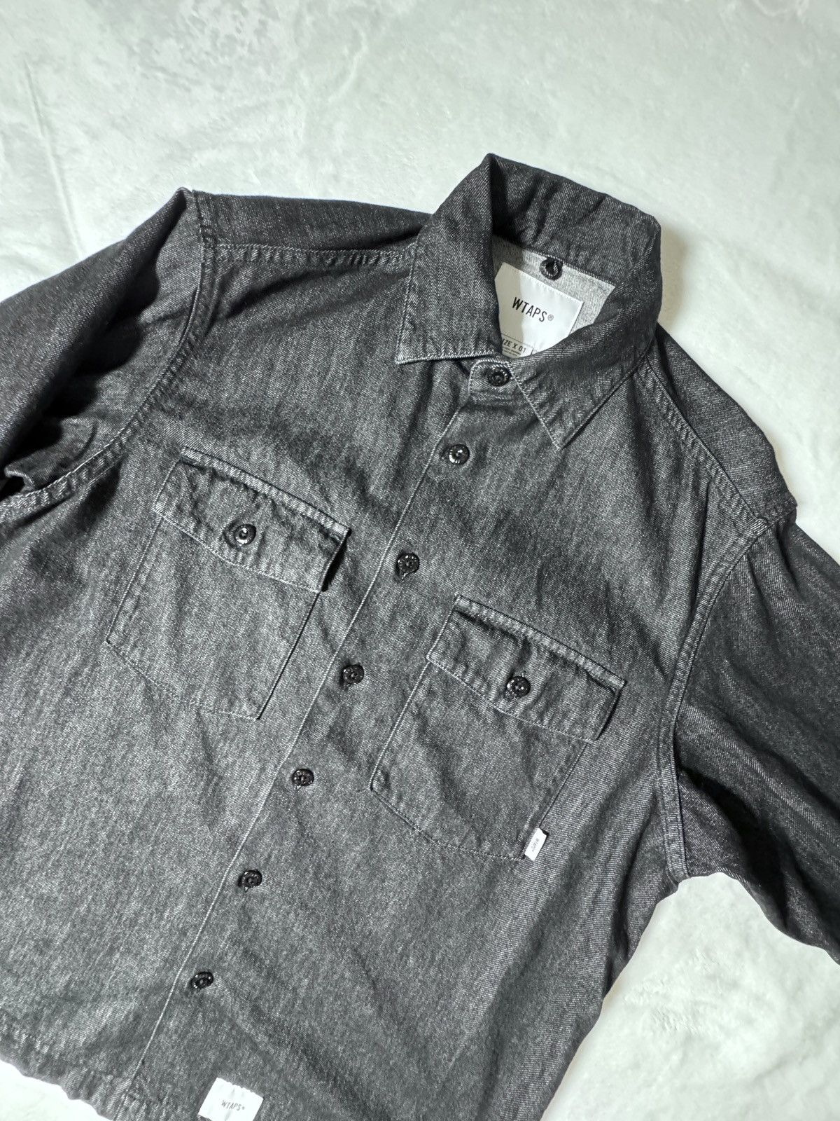 Wtaps Wtaps CBW L/S Shirt Black Denim Size US S / EU 44-46 / 1 - 5 Thumbnail