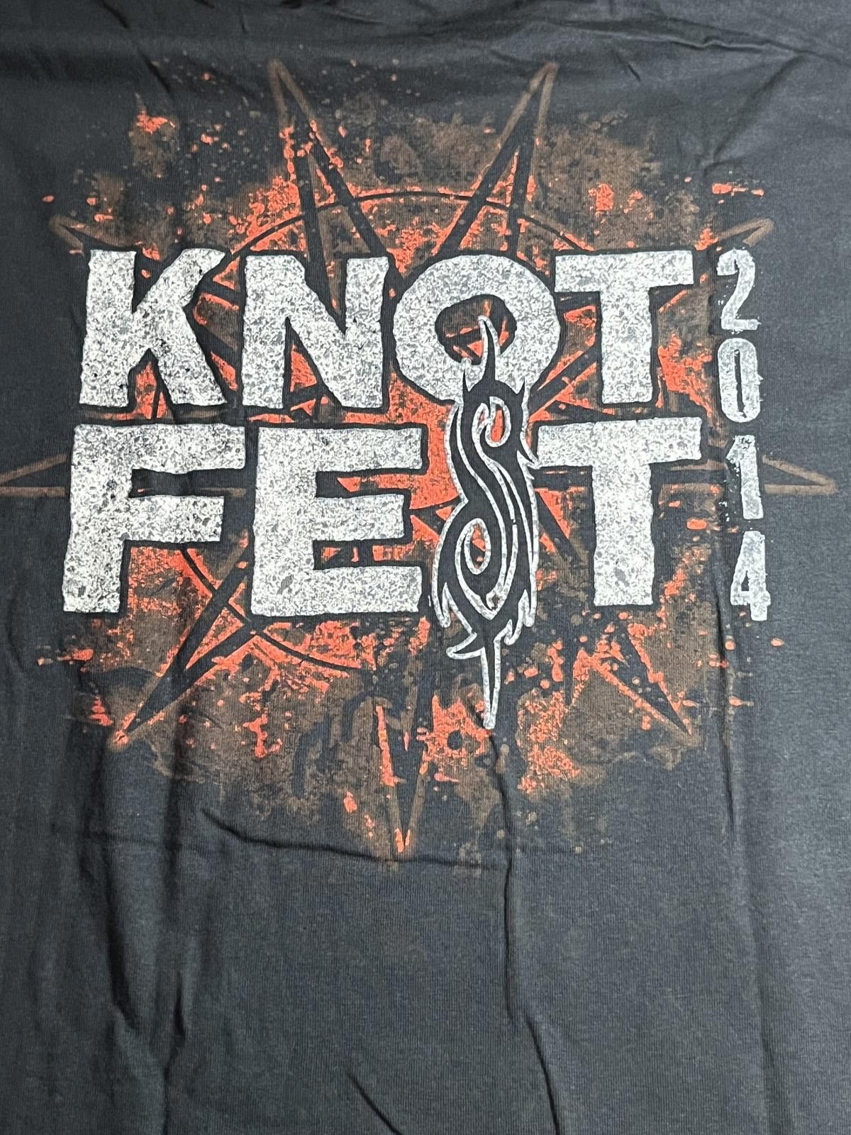 Designer Slipknot T-shirt Knotfest 2014 Masked Goat Tee 2XL Size US XXL / EU 58 / 5 - 5 Thumbnail