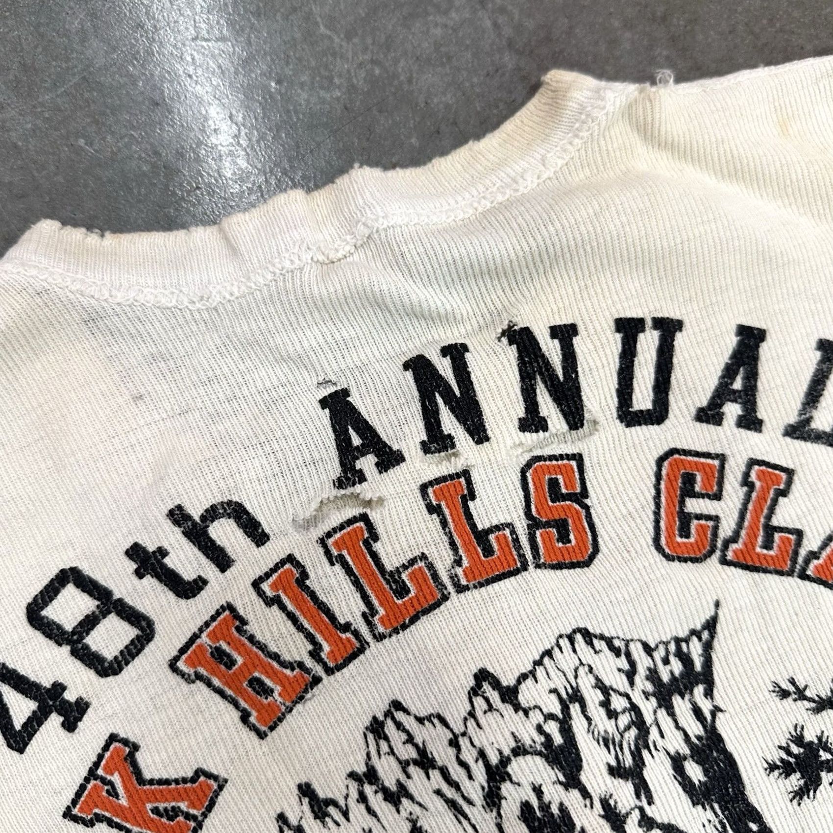 Vintage VINTAGE 1980s Healthknit 48th Annual Sturgis Henley T Shirt M White Mens Size US M / EU 48-50 / 2 - 4 Thumbnail