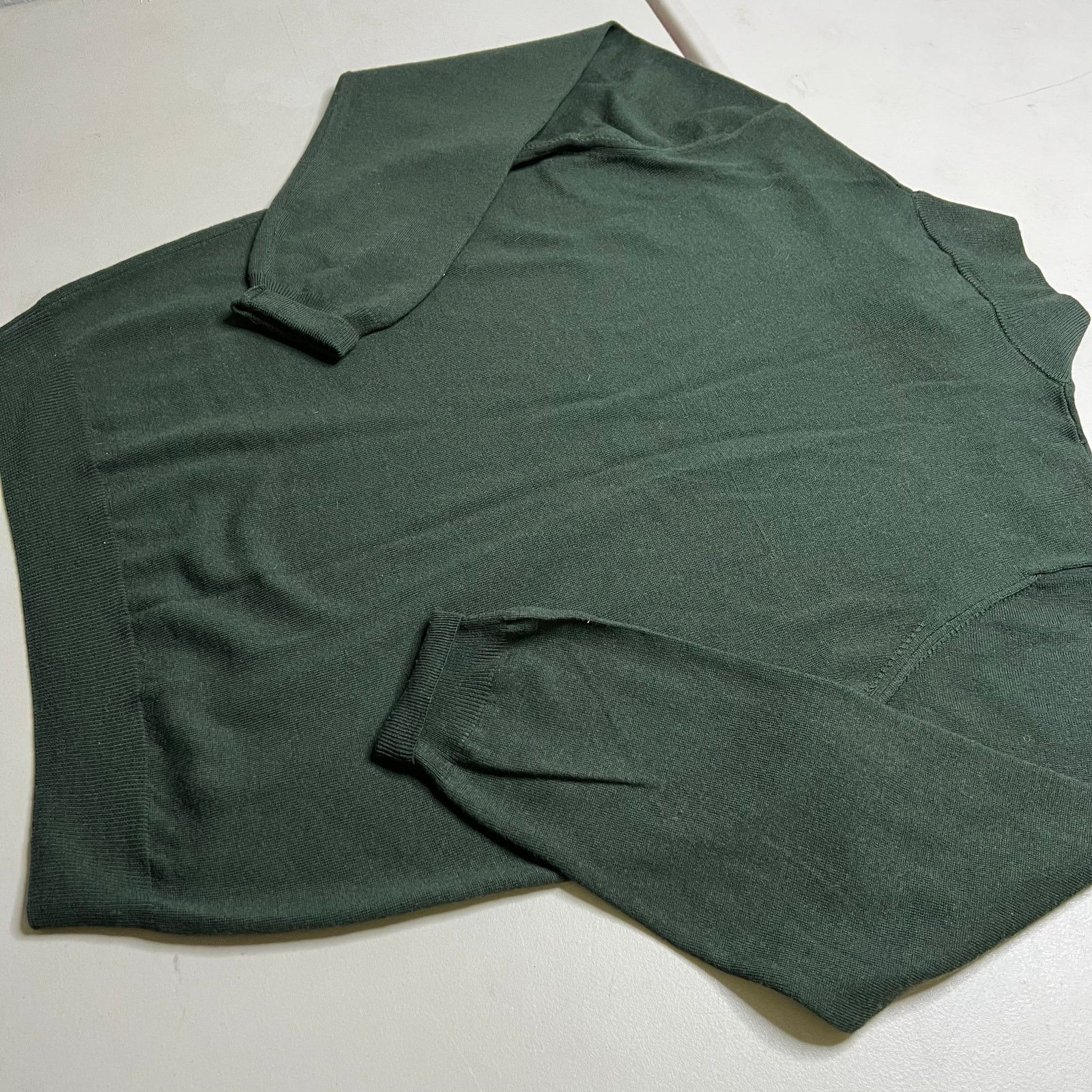 Toscano Vintage Toscano Made in Italy Merino Wool Mock Neck Sweater Size US L / EU 52-54 / 3 - 9 Thumbnail
