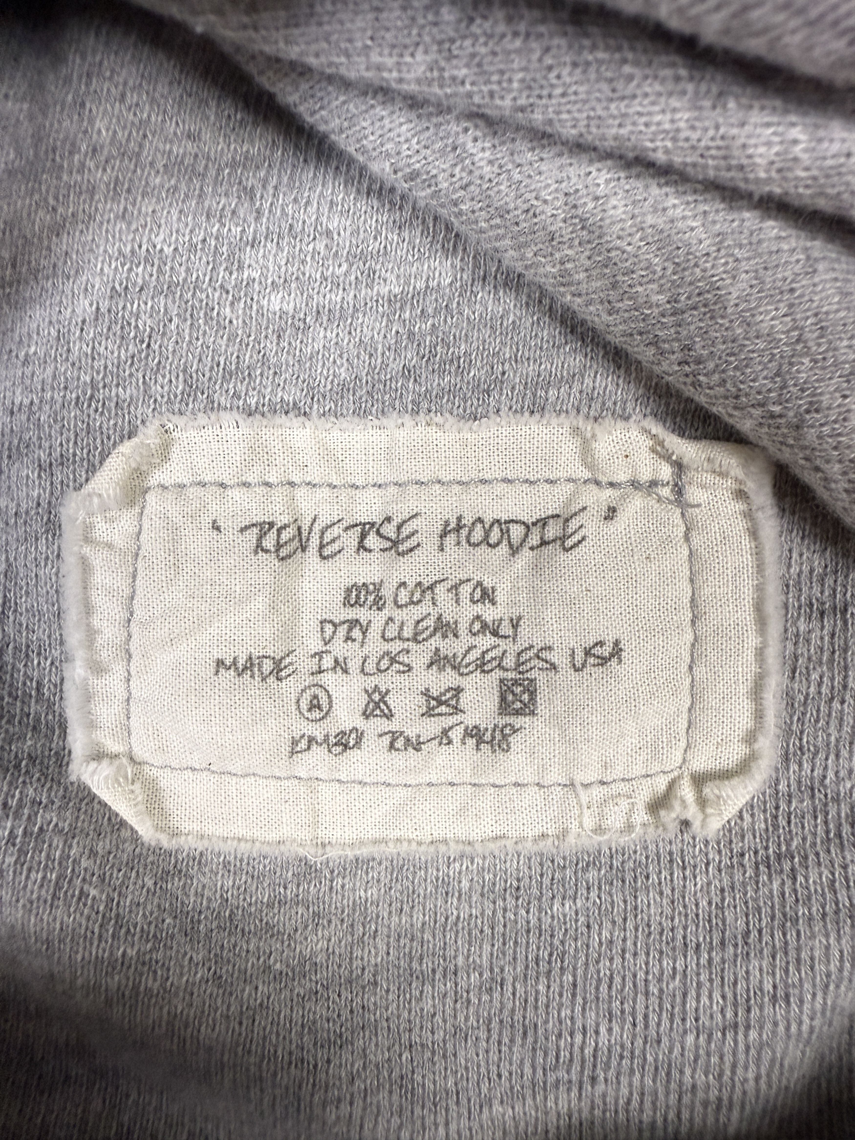 Greg Lauren $750 Greg Lauren Reverse Hoodie Size US L / EU 52-54 / 3 - 4 Thumbnail